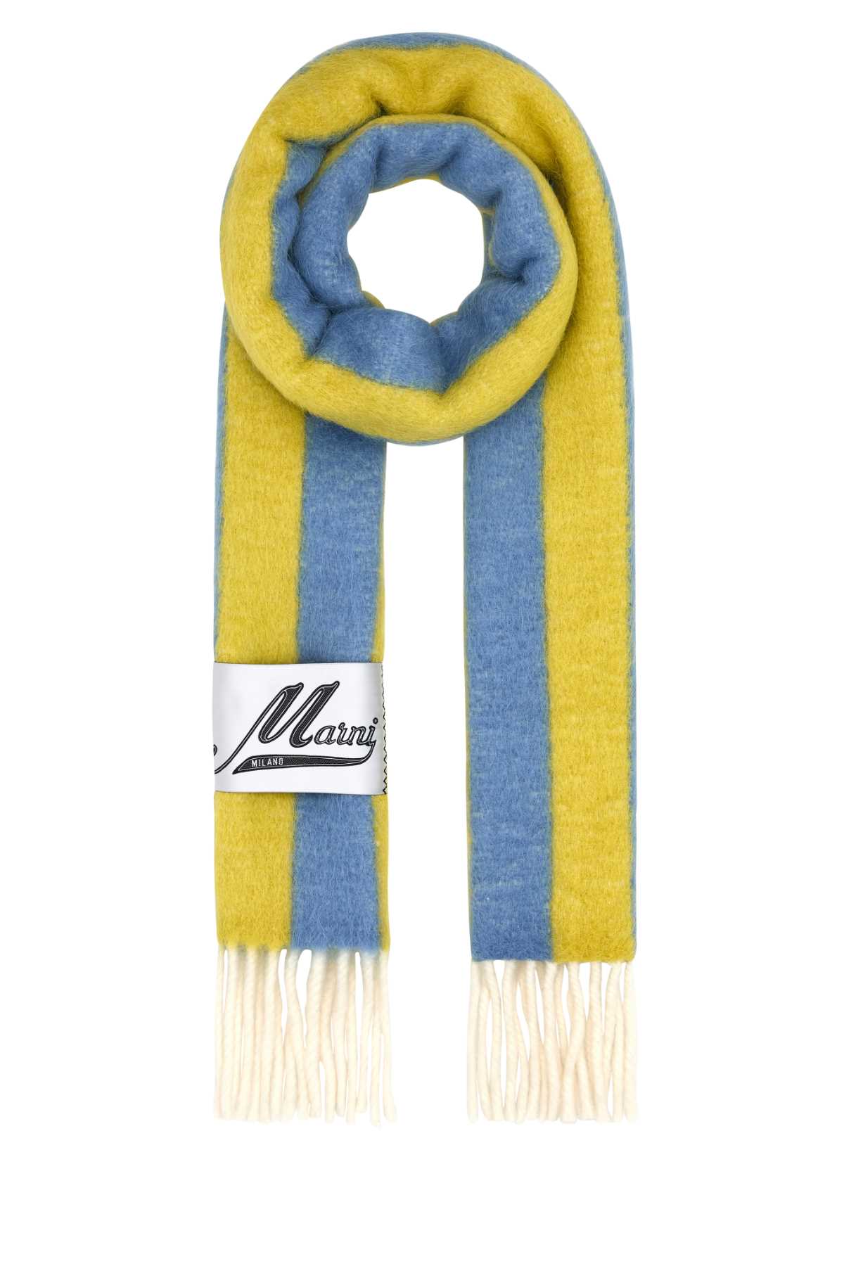 Marni Women Embroidered Wool Blend Scarf MARNI