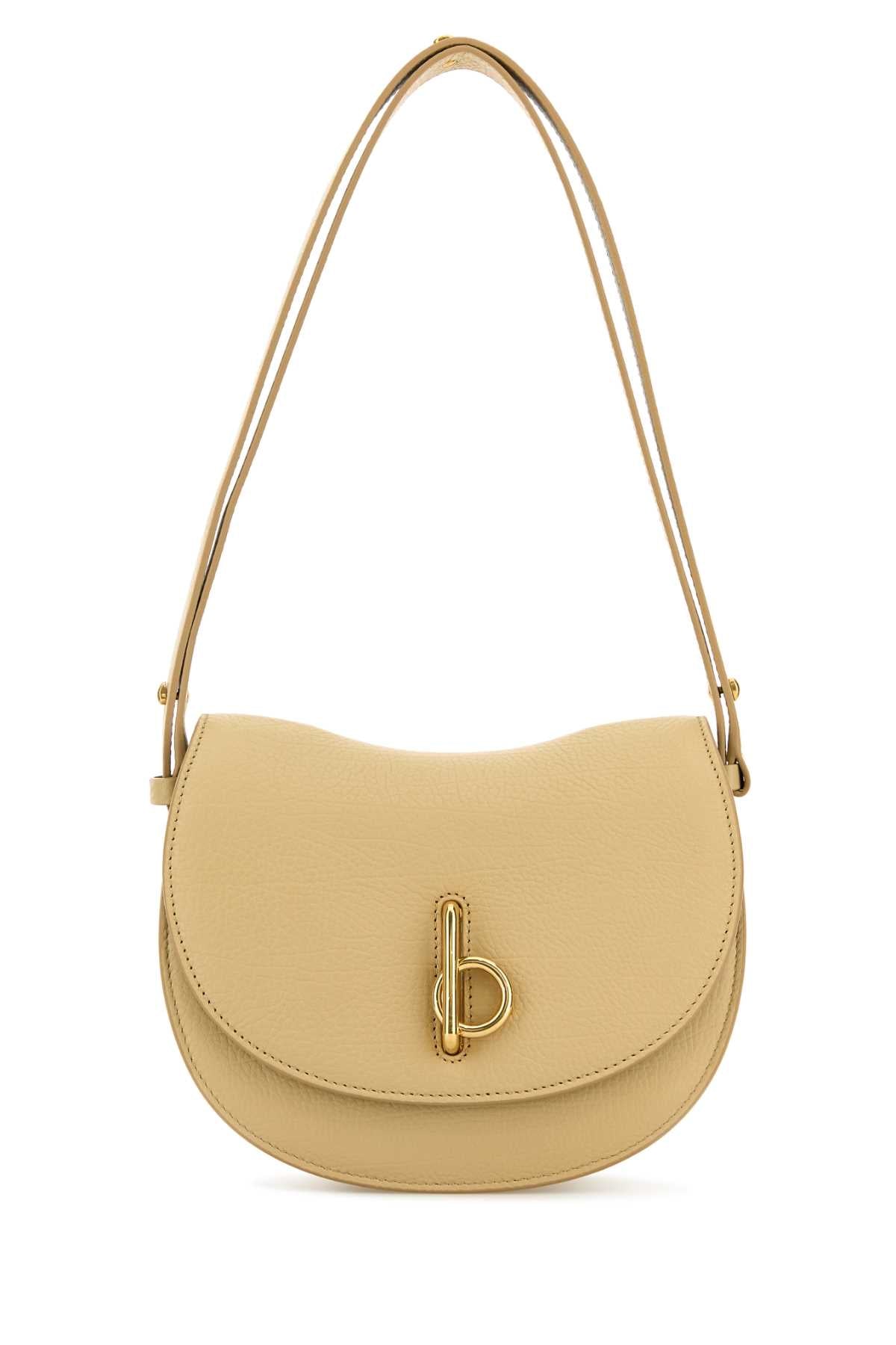 Burberry Women Beige Leather Small Rocking Horse Shoulder Bag BURBERRY