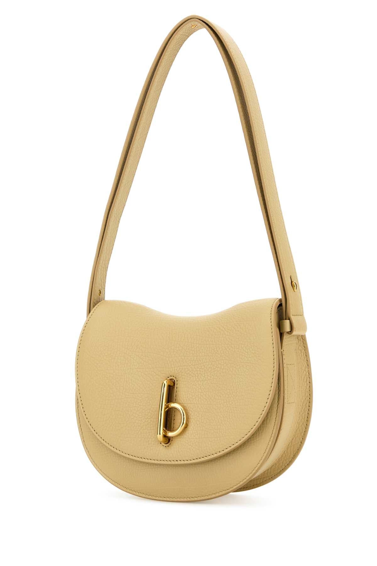 Burberry Women Beige Leather Small Rocking Horse Shoulder Bag BURBERRY