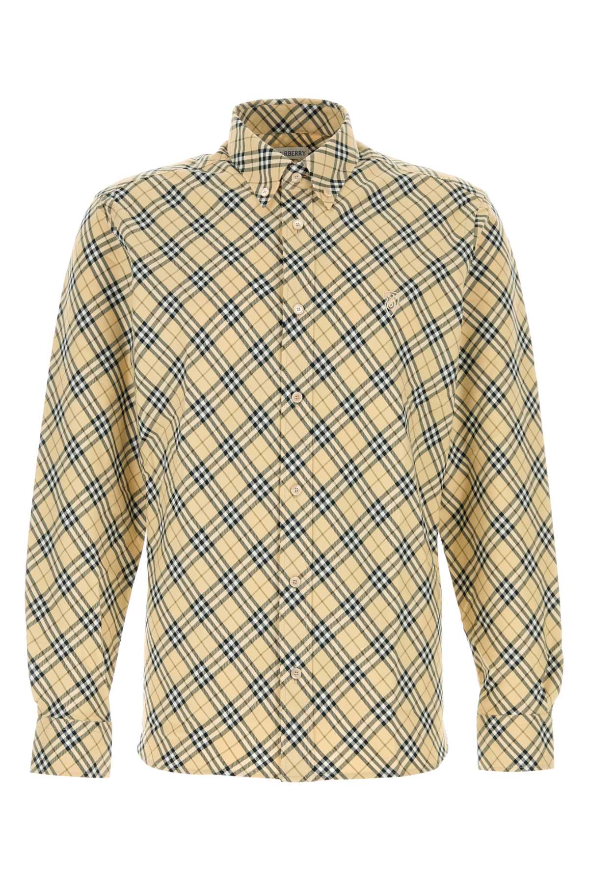 Burberry Men Embroidered Cotton Shirt BURBERRY