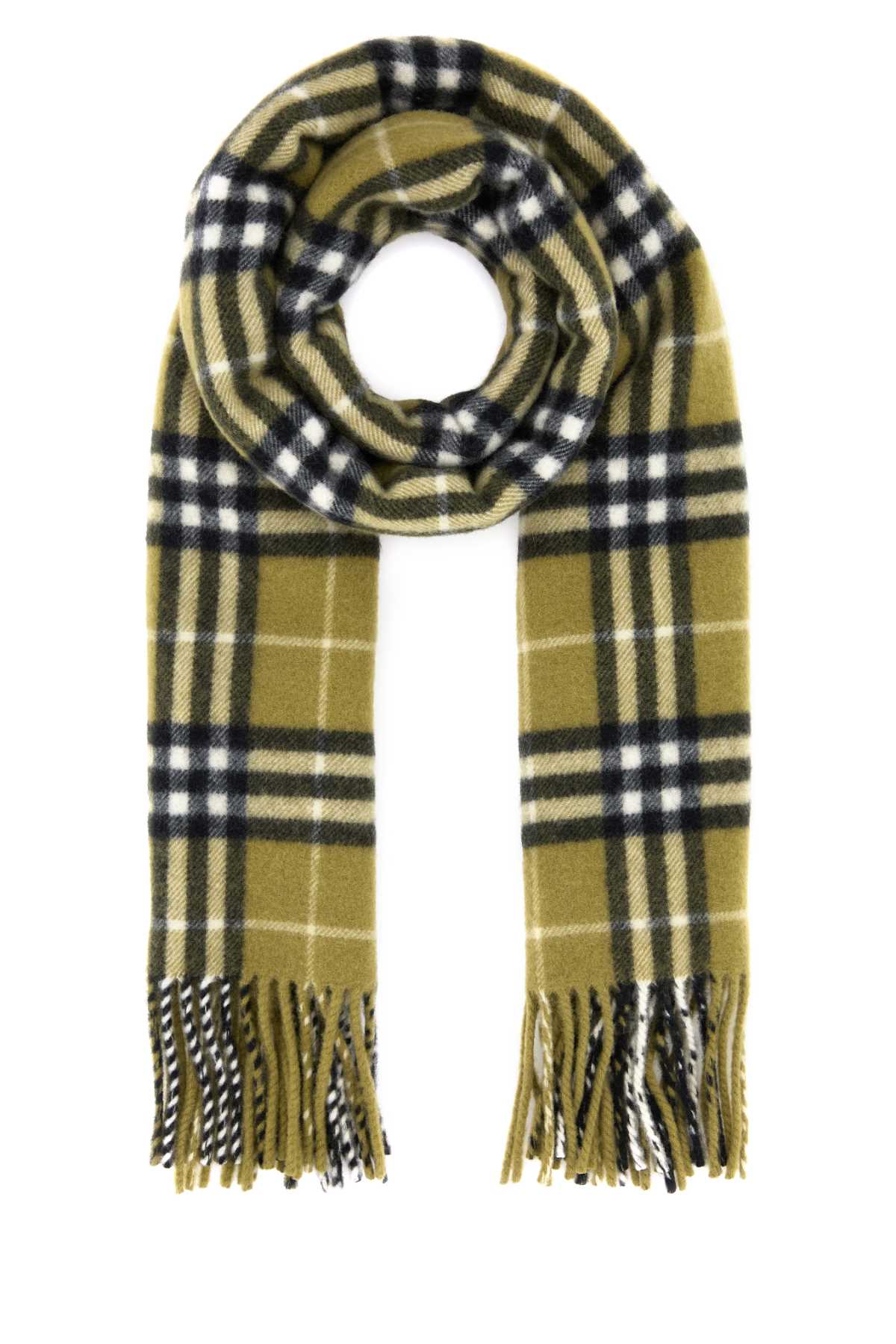 Burberry Unisex Embroidered Cashmere Scarf BURBERRY