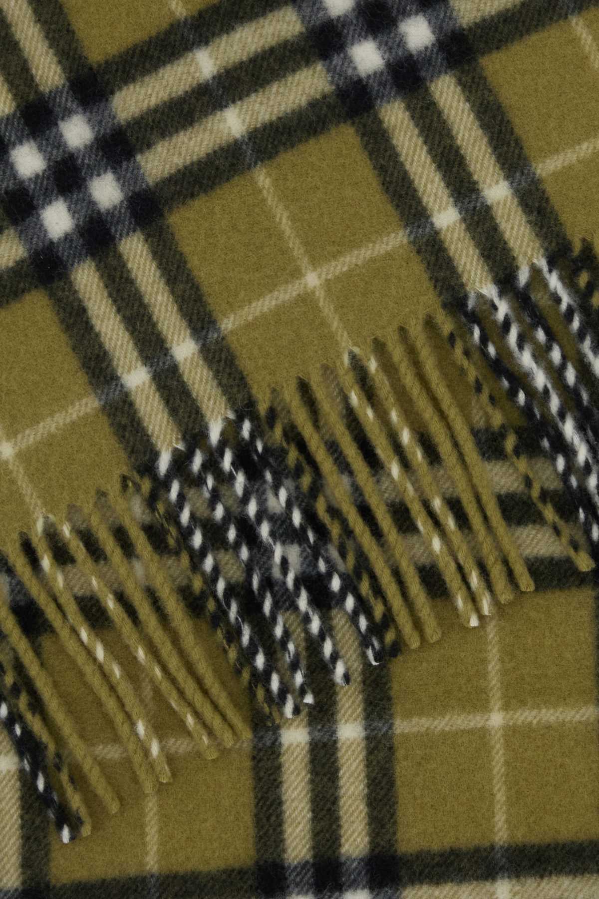 Burberry Unisex Embroidered Cashmere Scarf BURBERRY