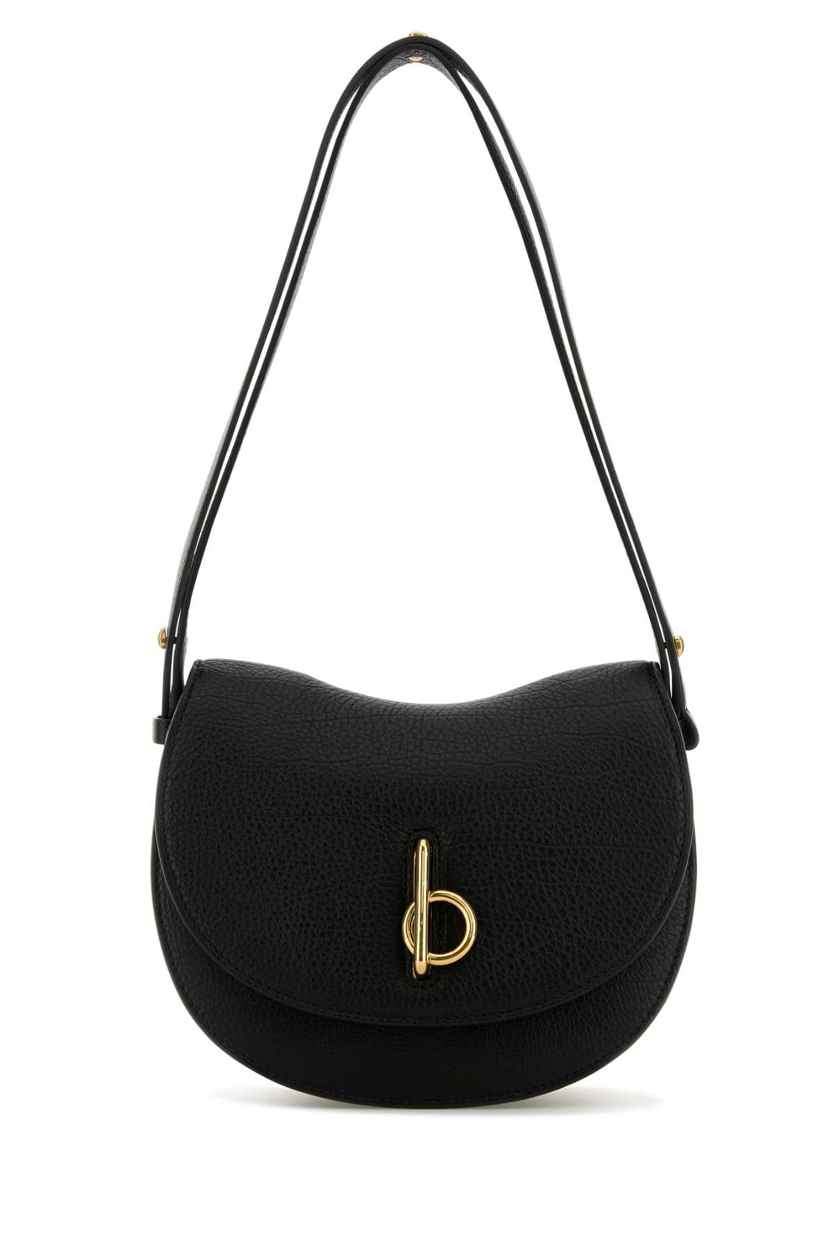 Burberry Women Black Leather Small Rocking Horse Shoulder Bag BURBERRY