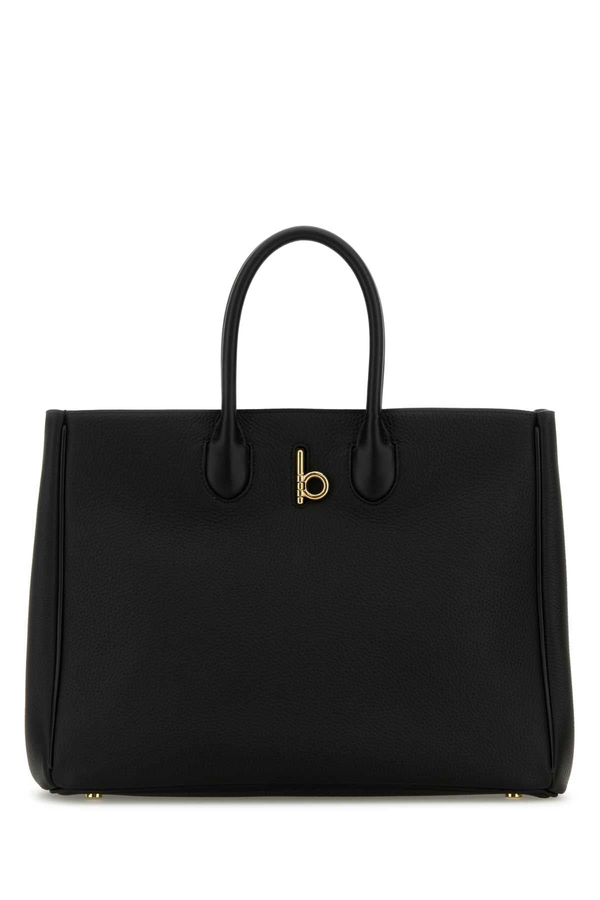 Burberry Women Black Leather Medium Rocking Horse Handbag BURBERRY