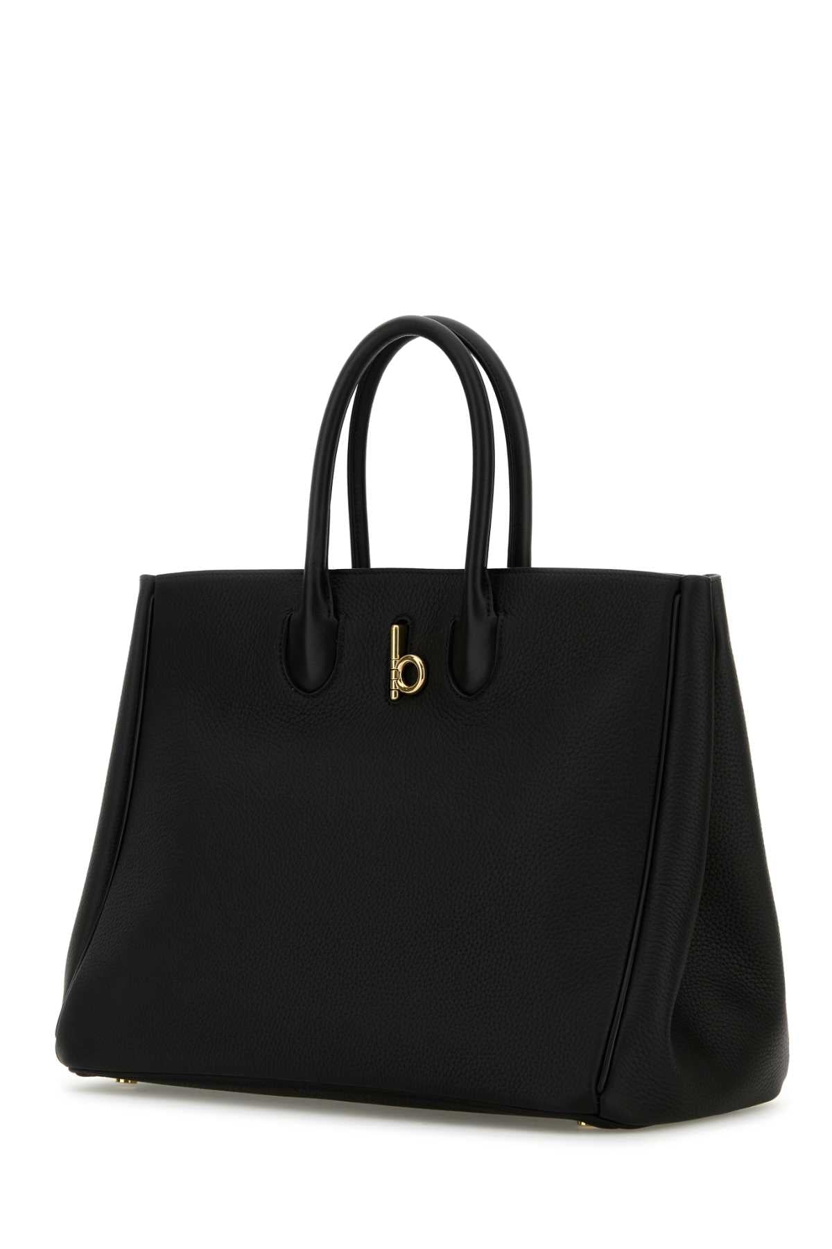 Burberry Women Black Leather Medium Rocking Horse Handbag BURBERRY