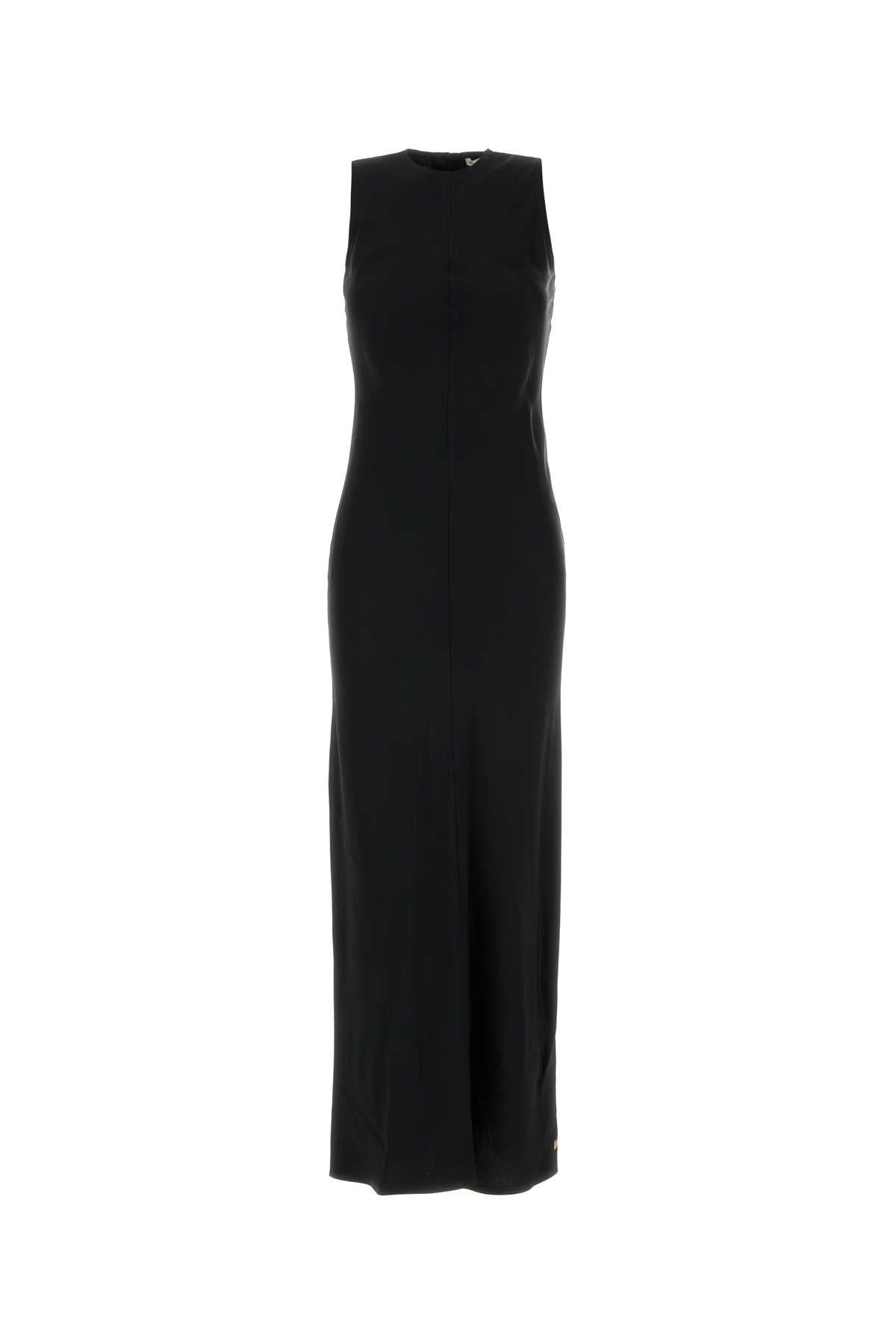 Ami Women Black Jersey Dress AMI PARIS