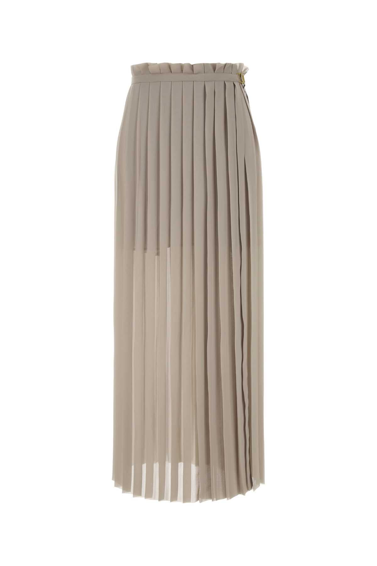 Ami Women Cappuccino Polyester Skirt AMI PARIS