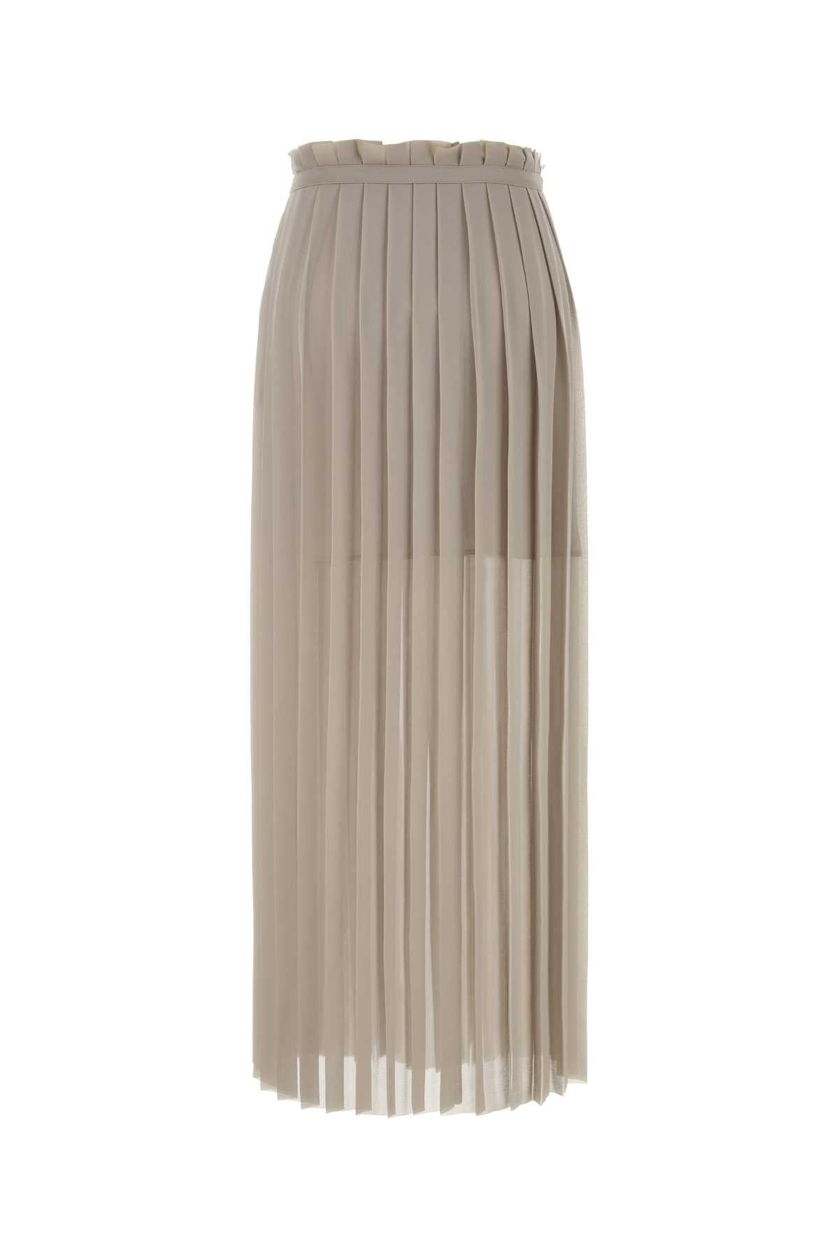 Ami Women Cappuccino Polyester Skirt AMI PARIS
