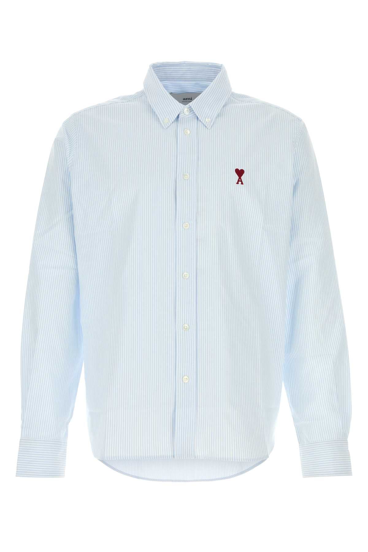 Ami Men Embroidered Oxford Shirt AMI PARIS