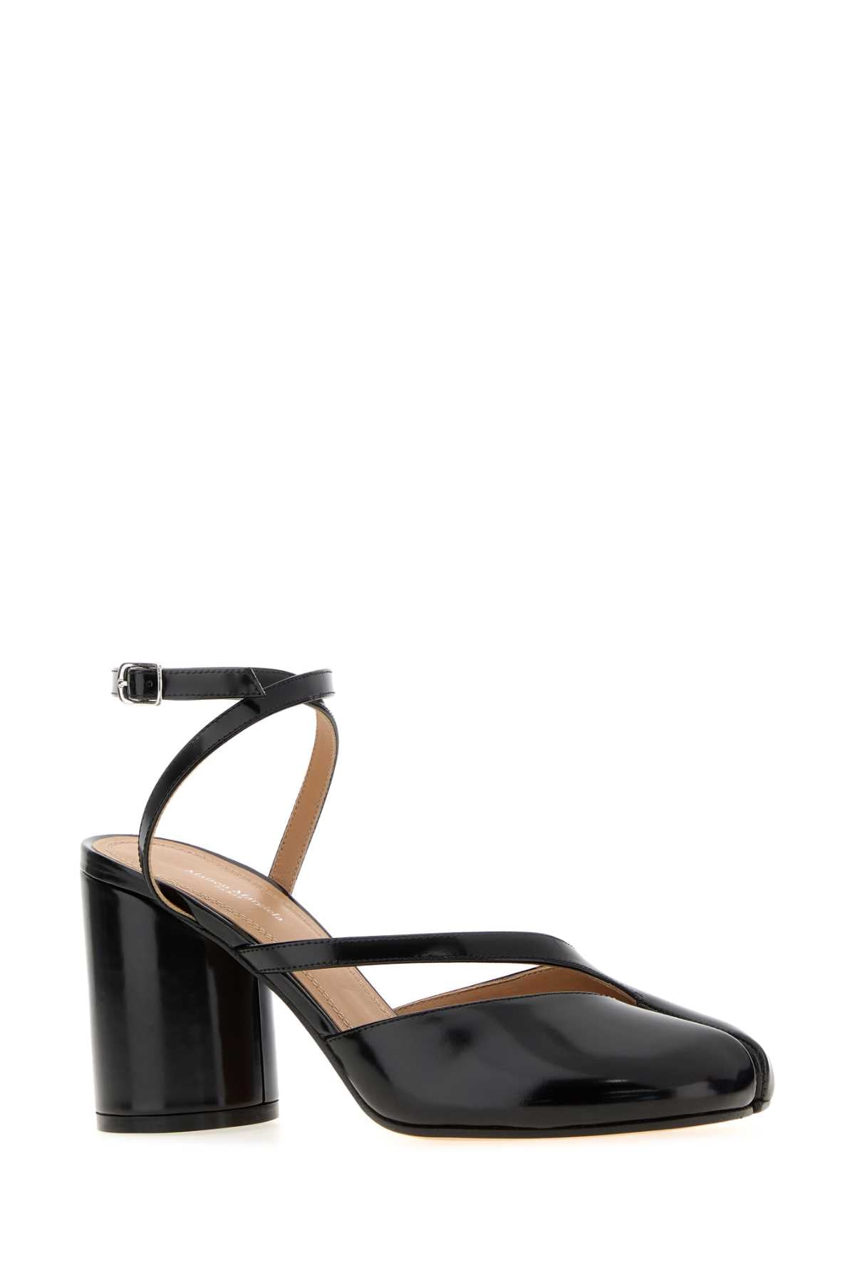 Maison Margiela Women Black Leather Tabi Pumps MAISON MARGIELA