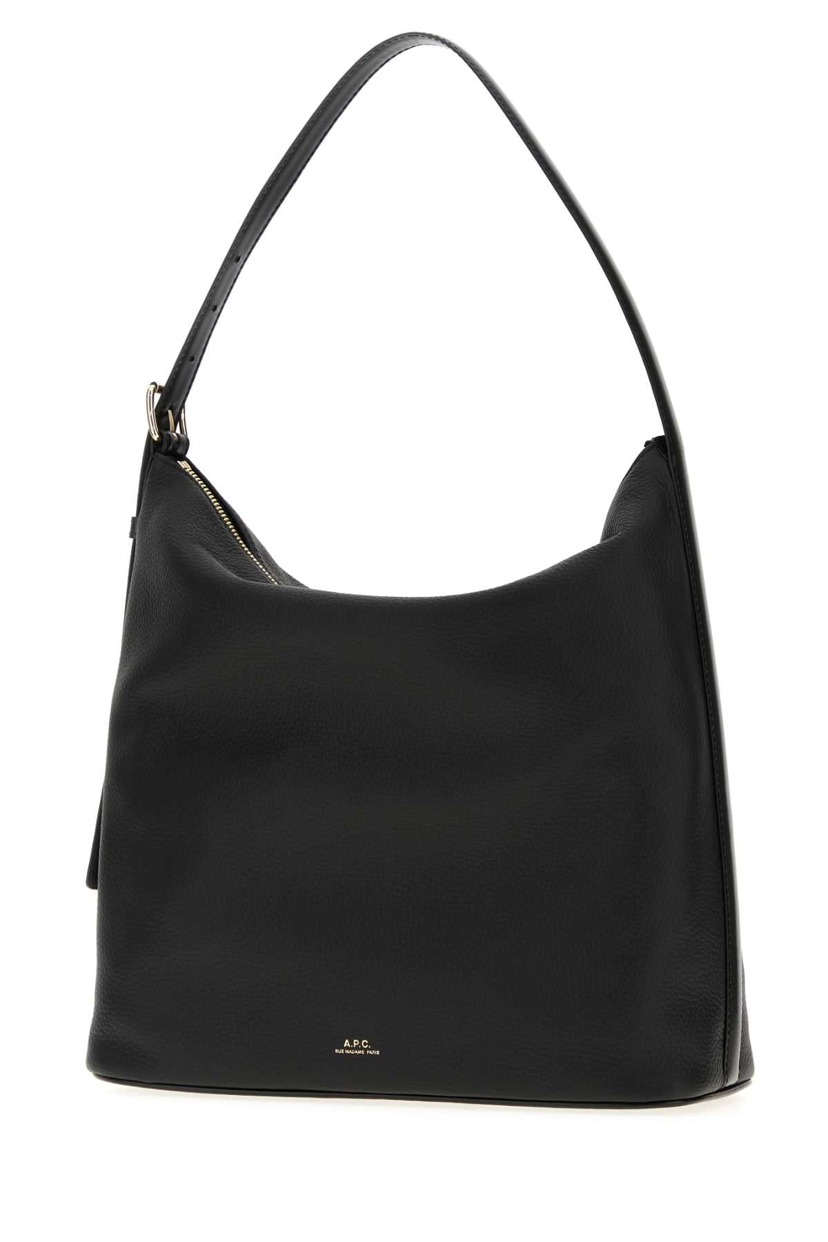 A.P.C. Women Black Leather Vera Shoulder Bag A.P.C.