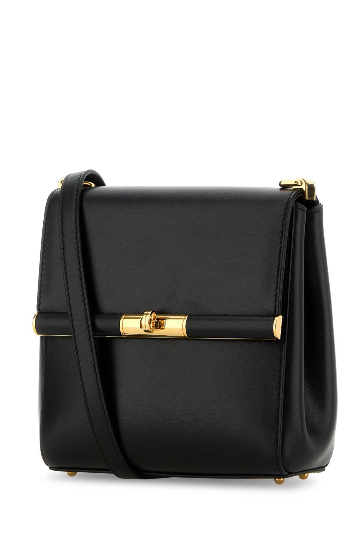 Dolce & Gabbana Women Black Leather Marlene Crossbody Bag DOLCE & GABBANA