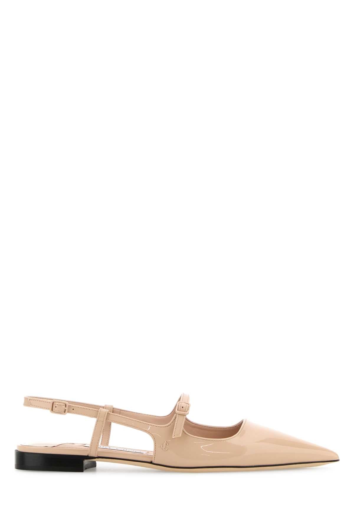 Jimmy Choo Women Light Pink Leather Didi Ballerinas JIMMY CHOO
