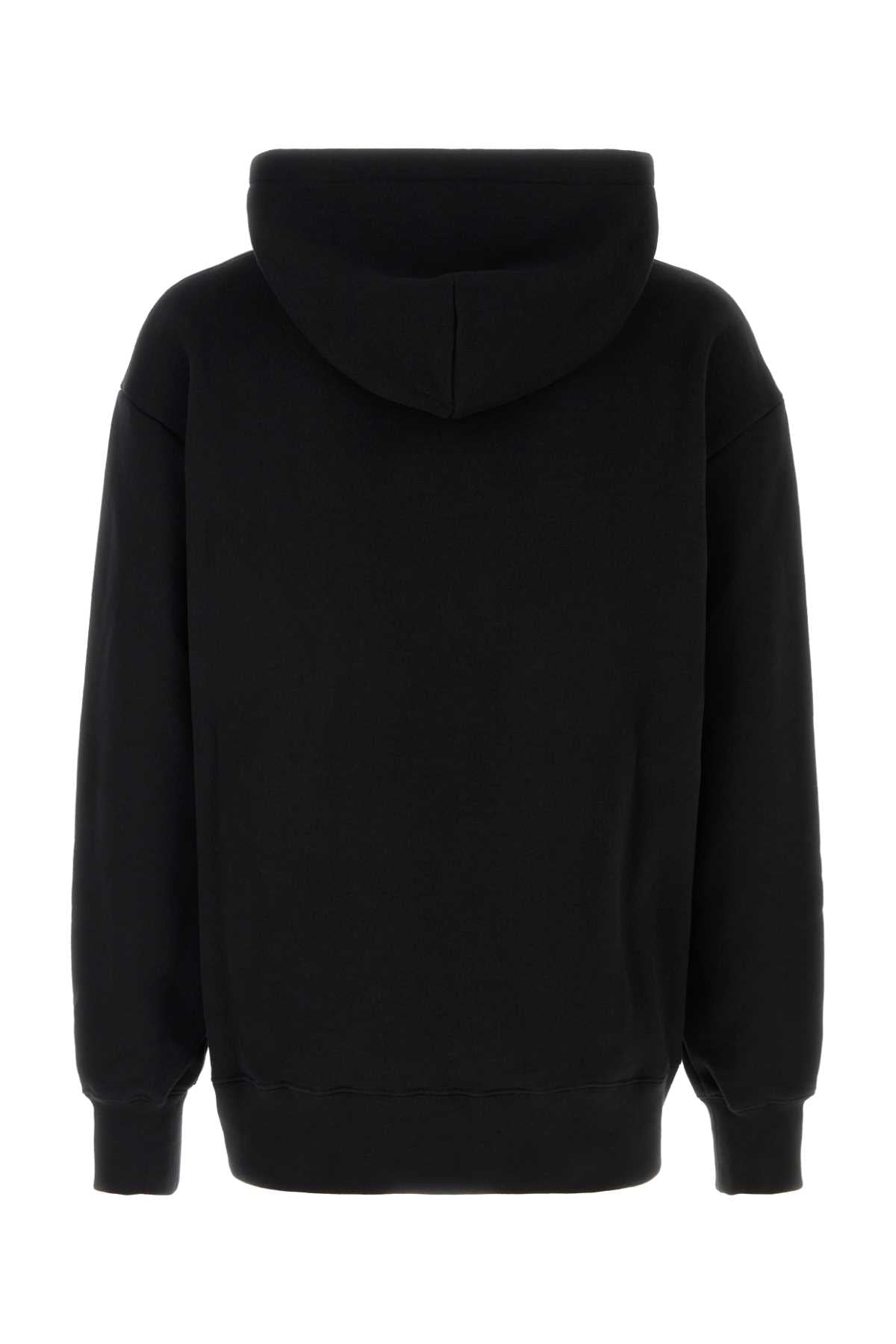 Valentino Garavani Men Black Cotton Sweatshirt VALENTINO GARAVANI