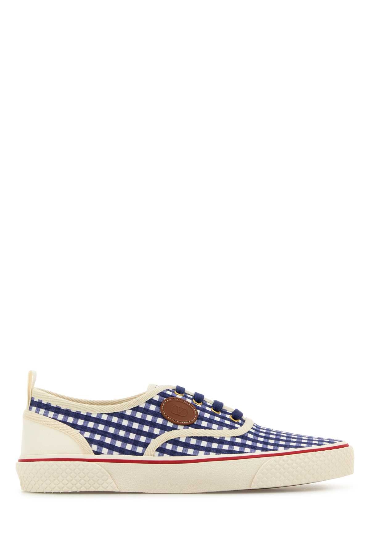Valentino Garavani Men Printed Canvas Nojoke Sneakers VALENTINO GARAVANI
