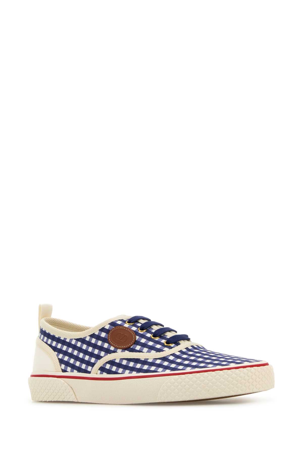 Valentino Garavani Men Printed Canvas Nojoke Sneakers VALENTINO GARAVANI
