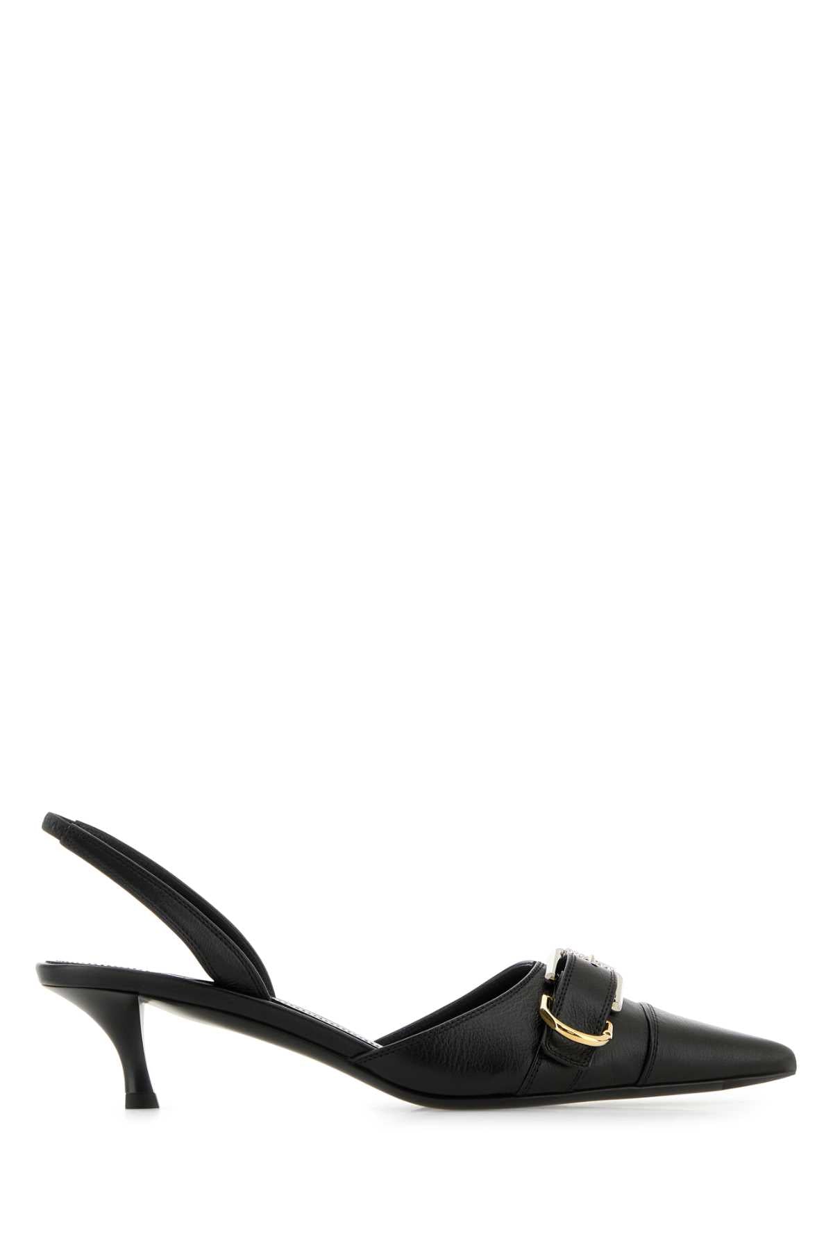 Givenchy Women Black Leather Voyou Pumps GIVENCHY