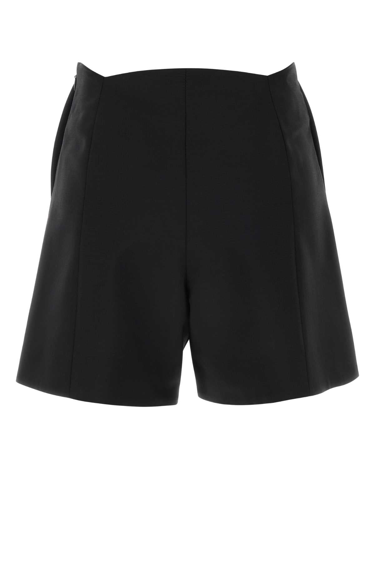 Givenchy Women Black Wool Blend Shorts GIVENCHY