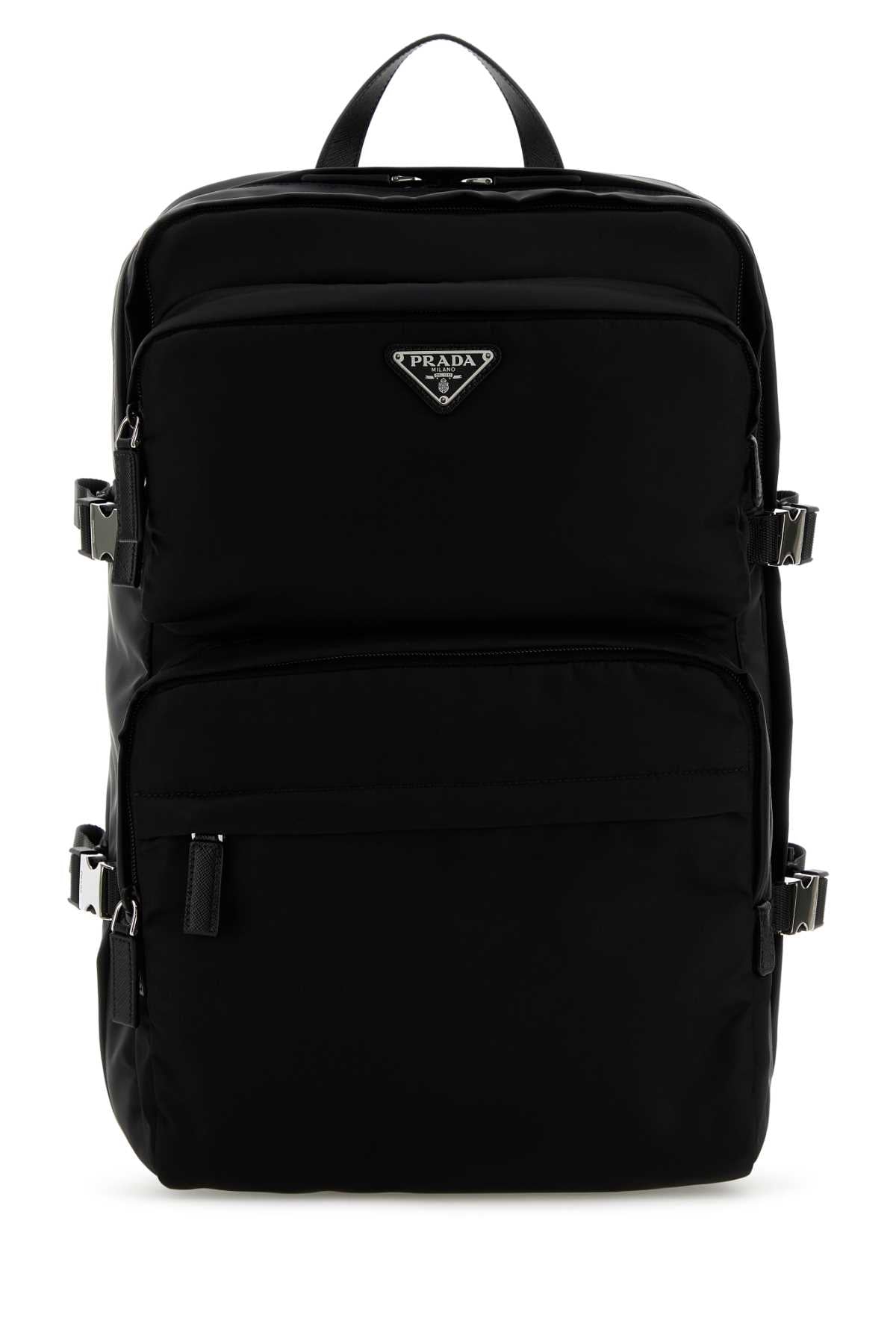 Prada Men Black Re-Nylon Backpack PRADA