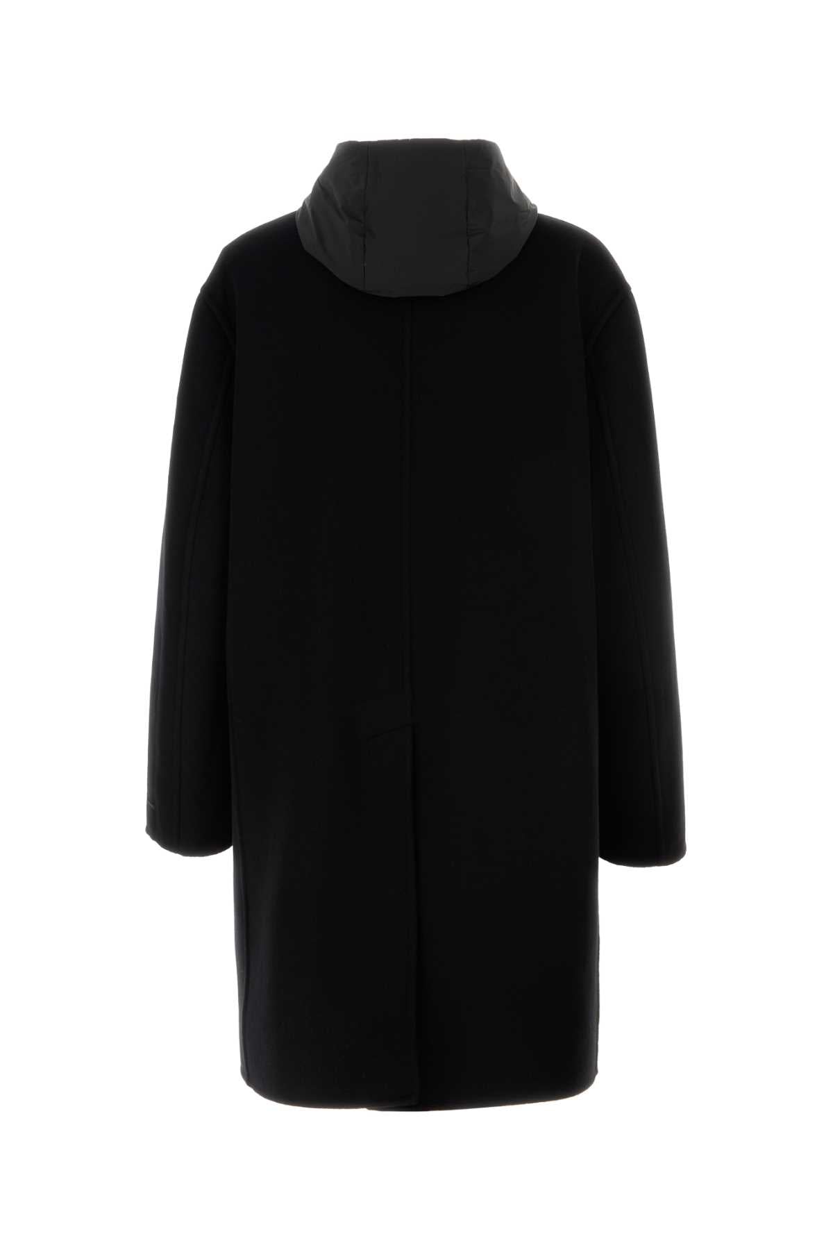 Prada Men Black Cashmere Coat PRADA