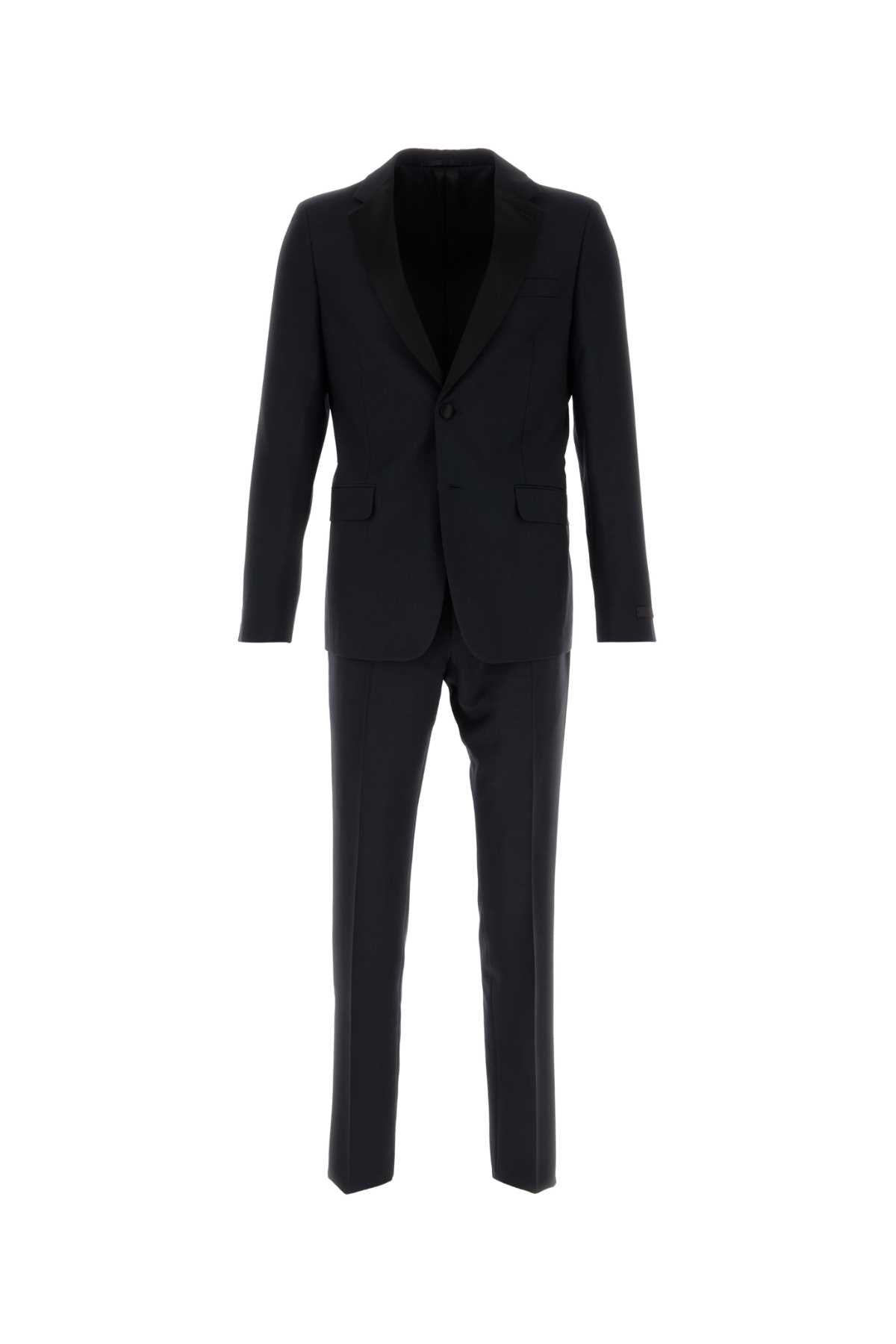 Prada Men Midnight Blue Wool Blend Tuxedo PRADA