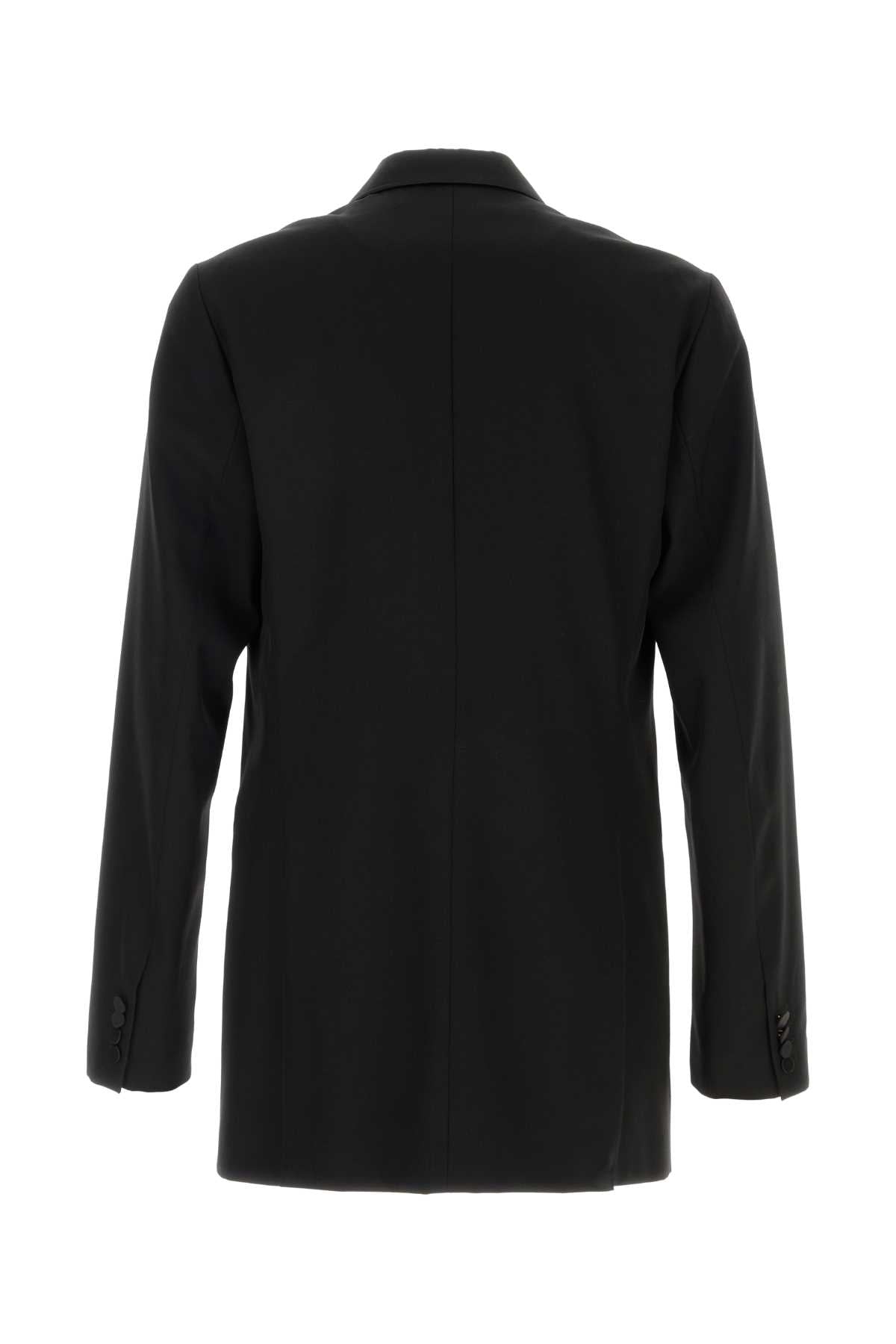 Dries Van Noten Men Black Wool Blend Bartux Blazer DRIES VAN NOTEN