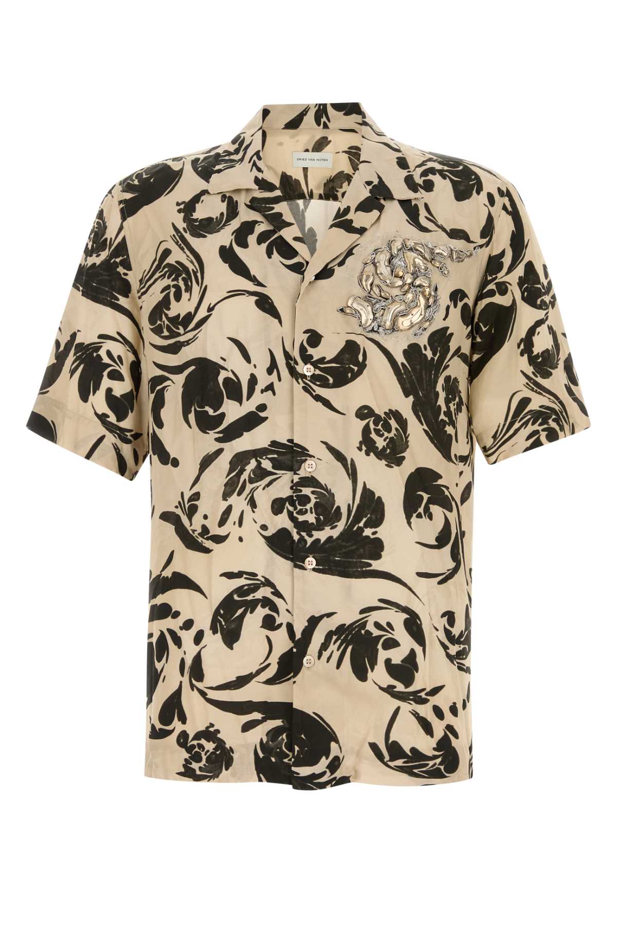 Dries Van Noten Men Printed Viscose Carltone Shirt DRIES VAN NOTEN
