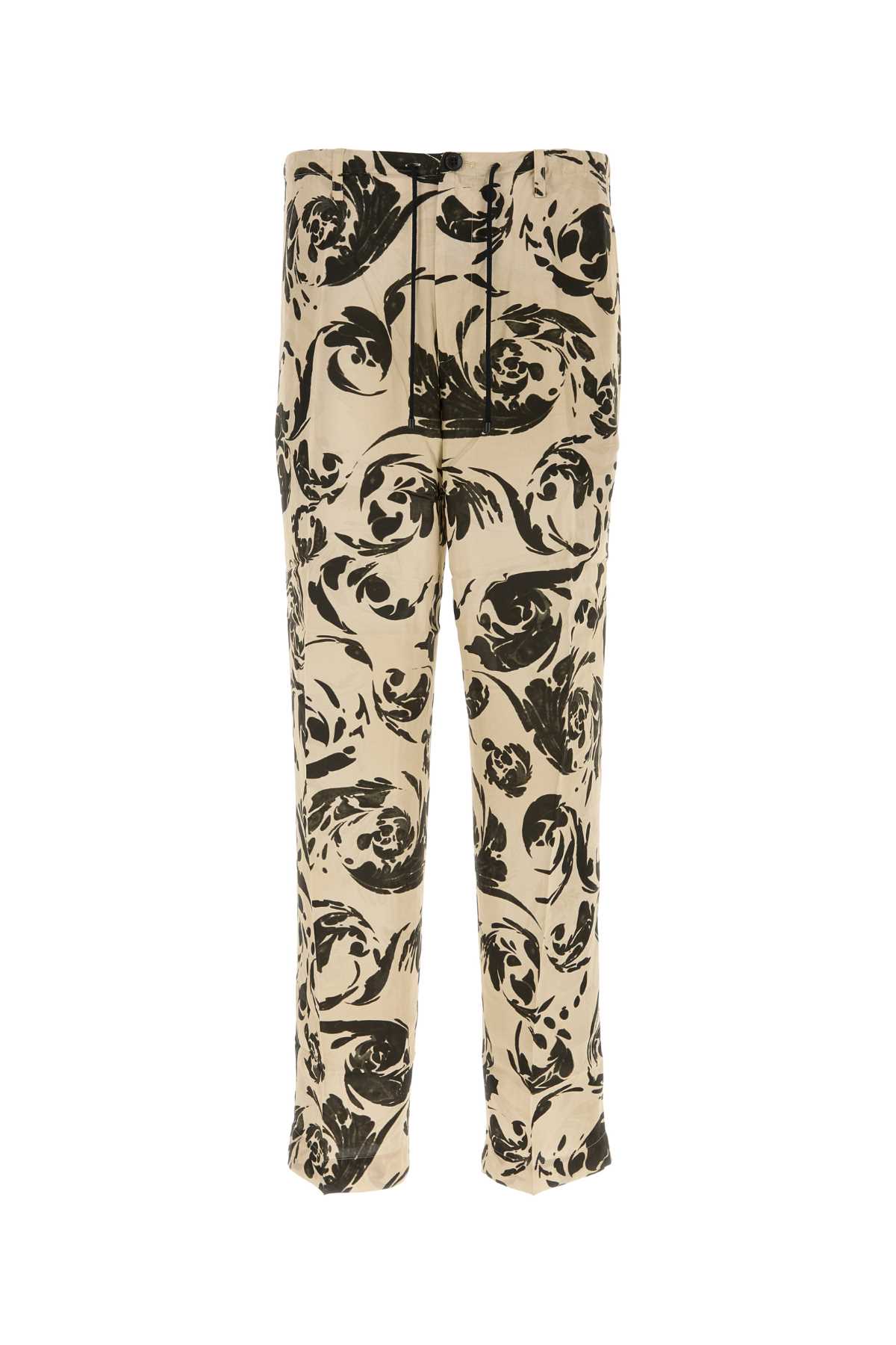 Dries Van Noten Men Pritned Viscose Penny Pant DRIES VAN NOTEN