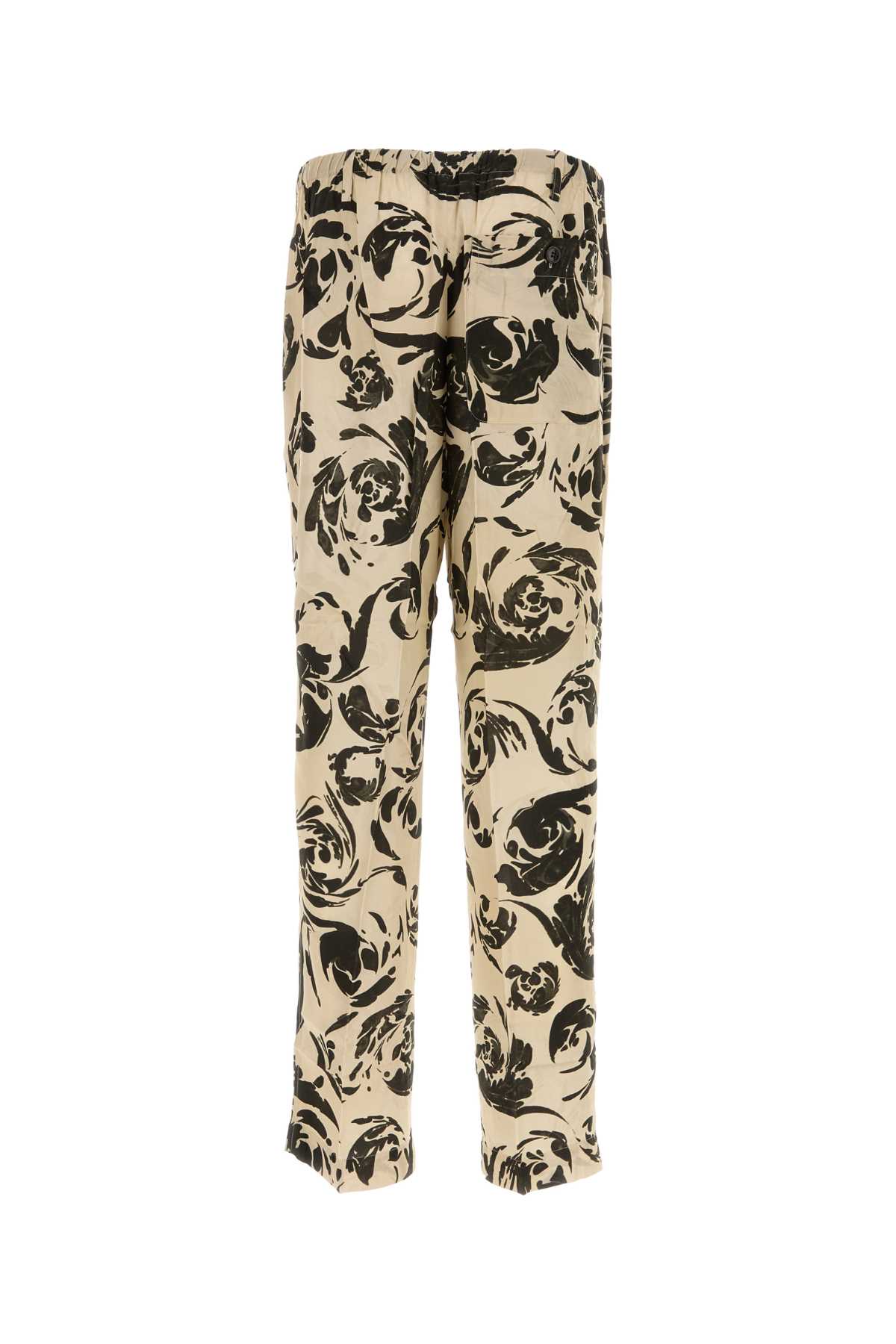 Dries Van Noten Men Pritned Viscose Penny Pant DRIES VAN NOTEN