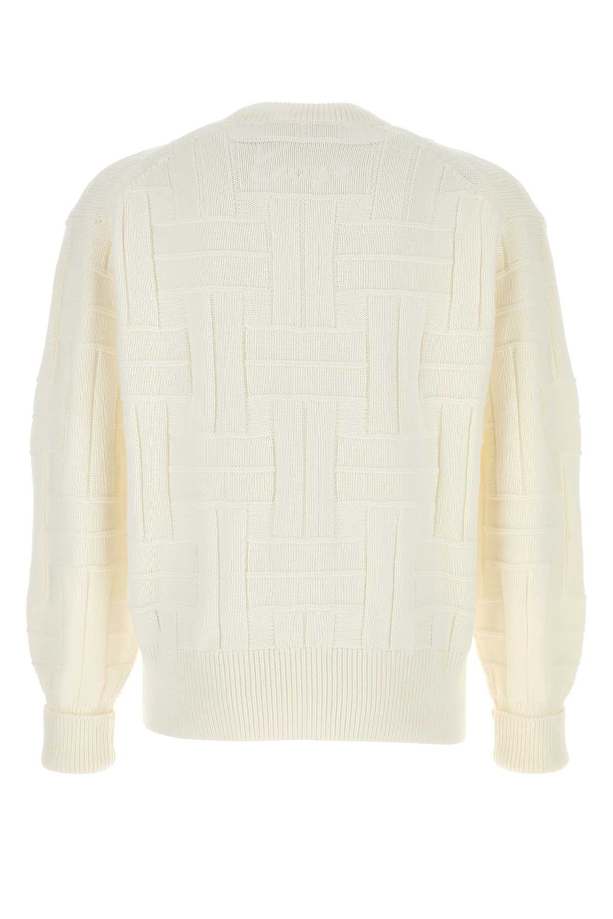 Kenzo Men White Cotton Sweater KENZO