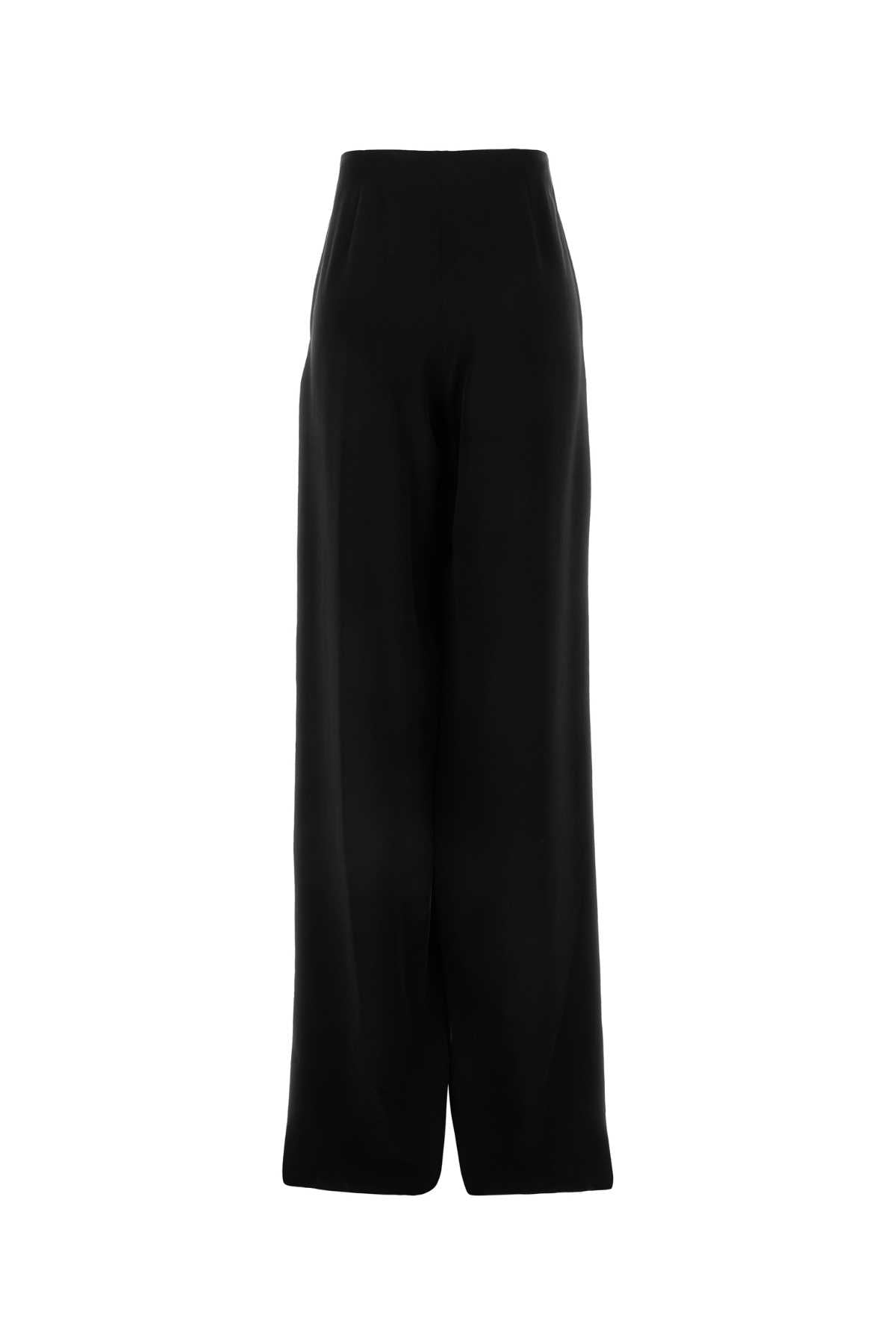 Saint Laurent Women Black Silk Pant SAINT LAURENT