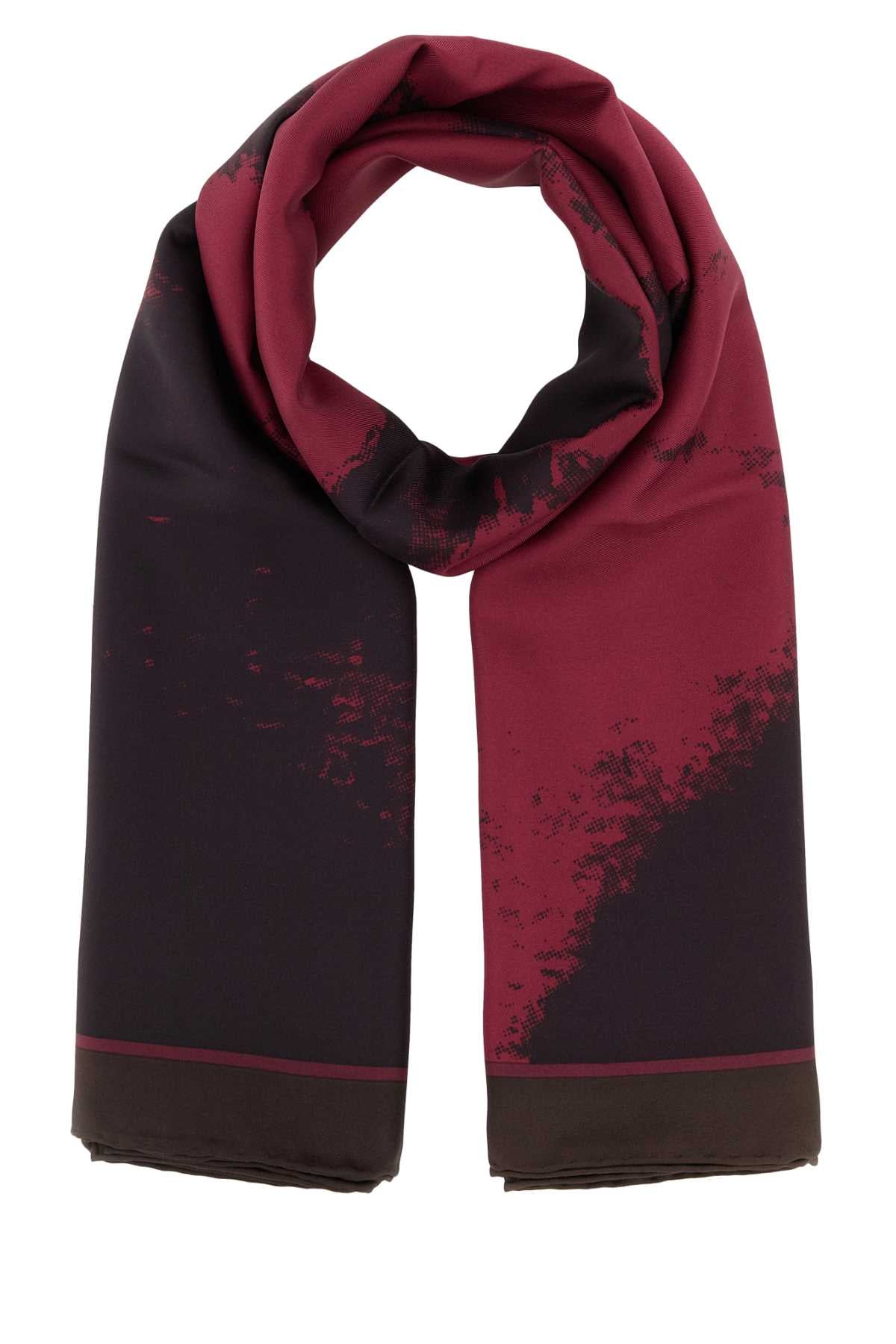 Alexander Mcqueen Women Printed Twill Foulard ALEXANDER MCQUEEN