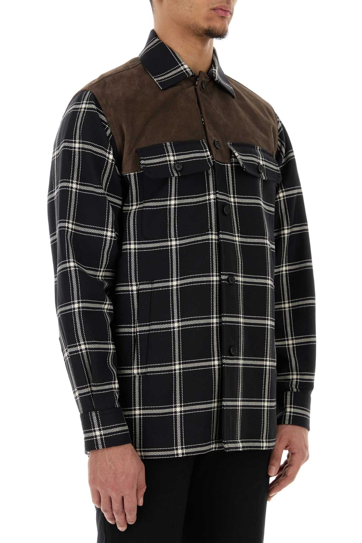 Alexander Mcqueen Men Embroidered Cotton Shirt ALEXANDER MCQUEEN
