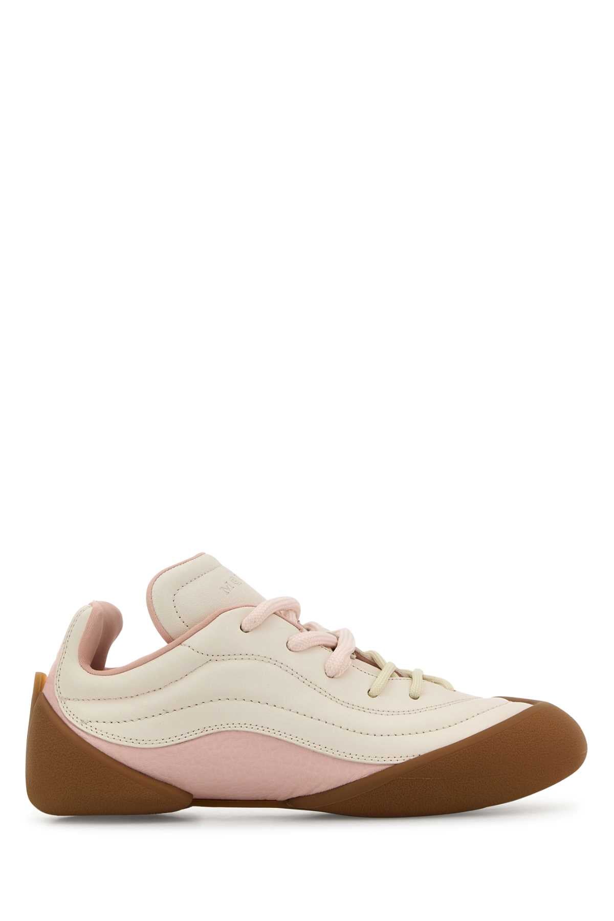 Alexander Mcqueen Women Two-Tone Leather Flexion Sneakers ALEXANDER MCQUEEN