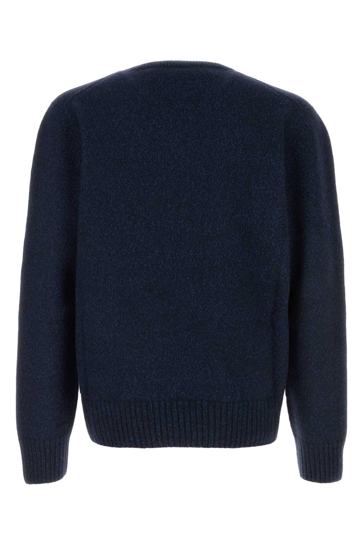 Alexander Mcqueen Men Melange Wool Blend Sweater ALEXANDER MCQUEEN