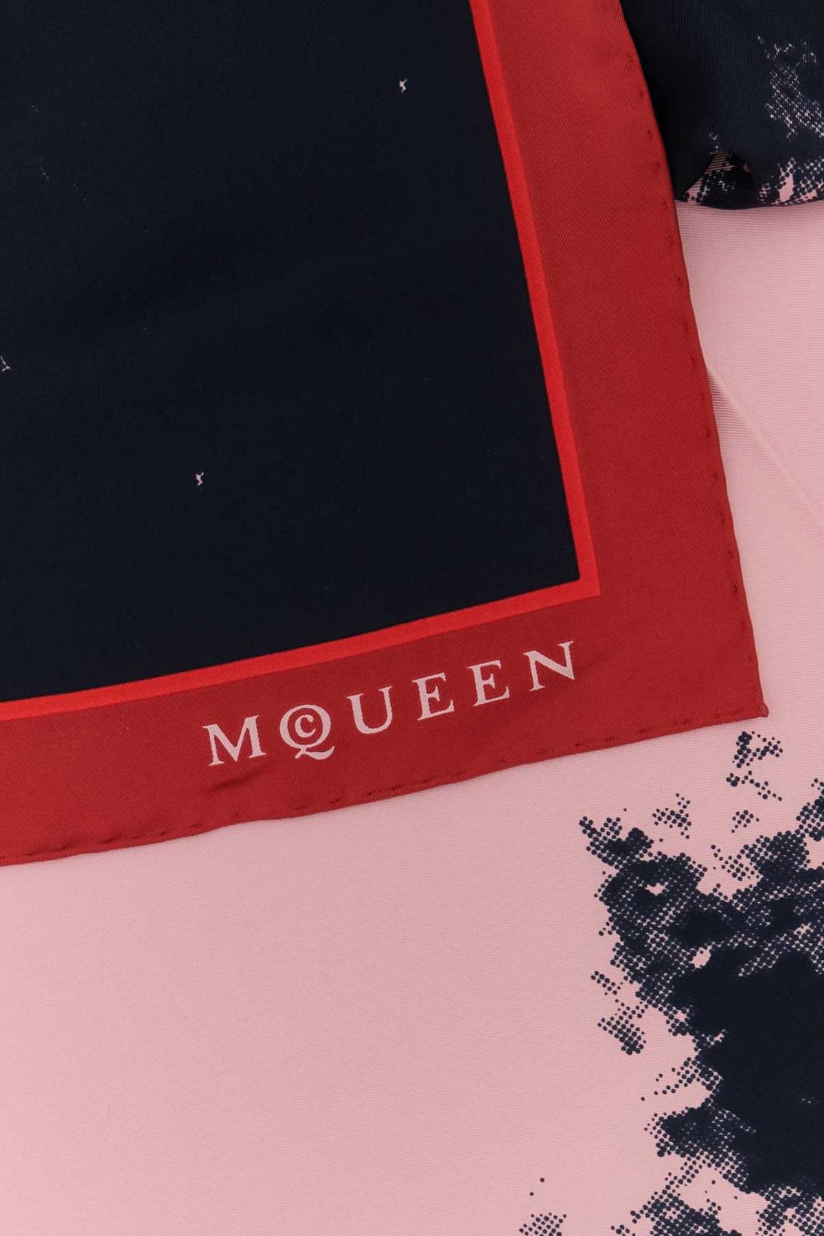 Alexander Mcqueen Women Printed Twill Foulard ALEXANDER MCQUEEN