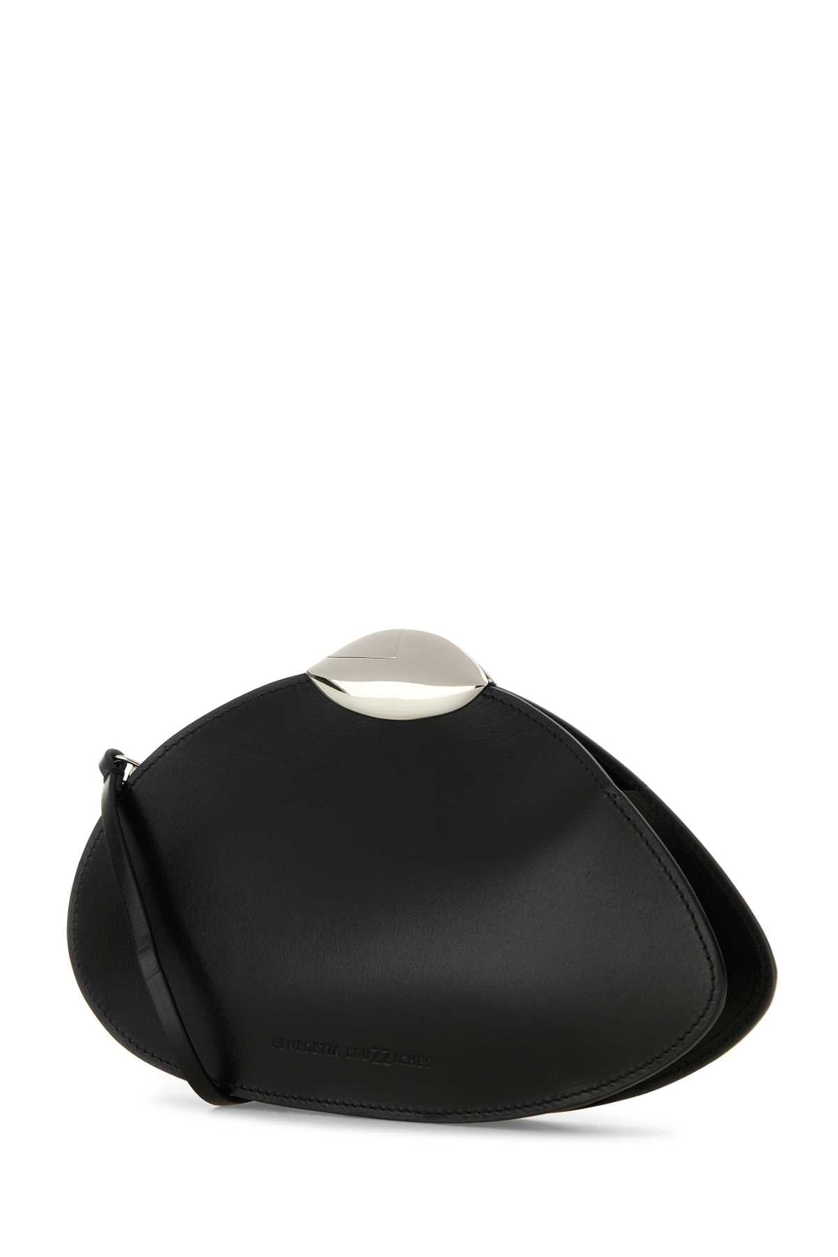 Benedetta Bruzziches Women Black Leather Belle De Jour Clutch BENEDETTA BRUZZICHES