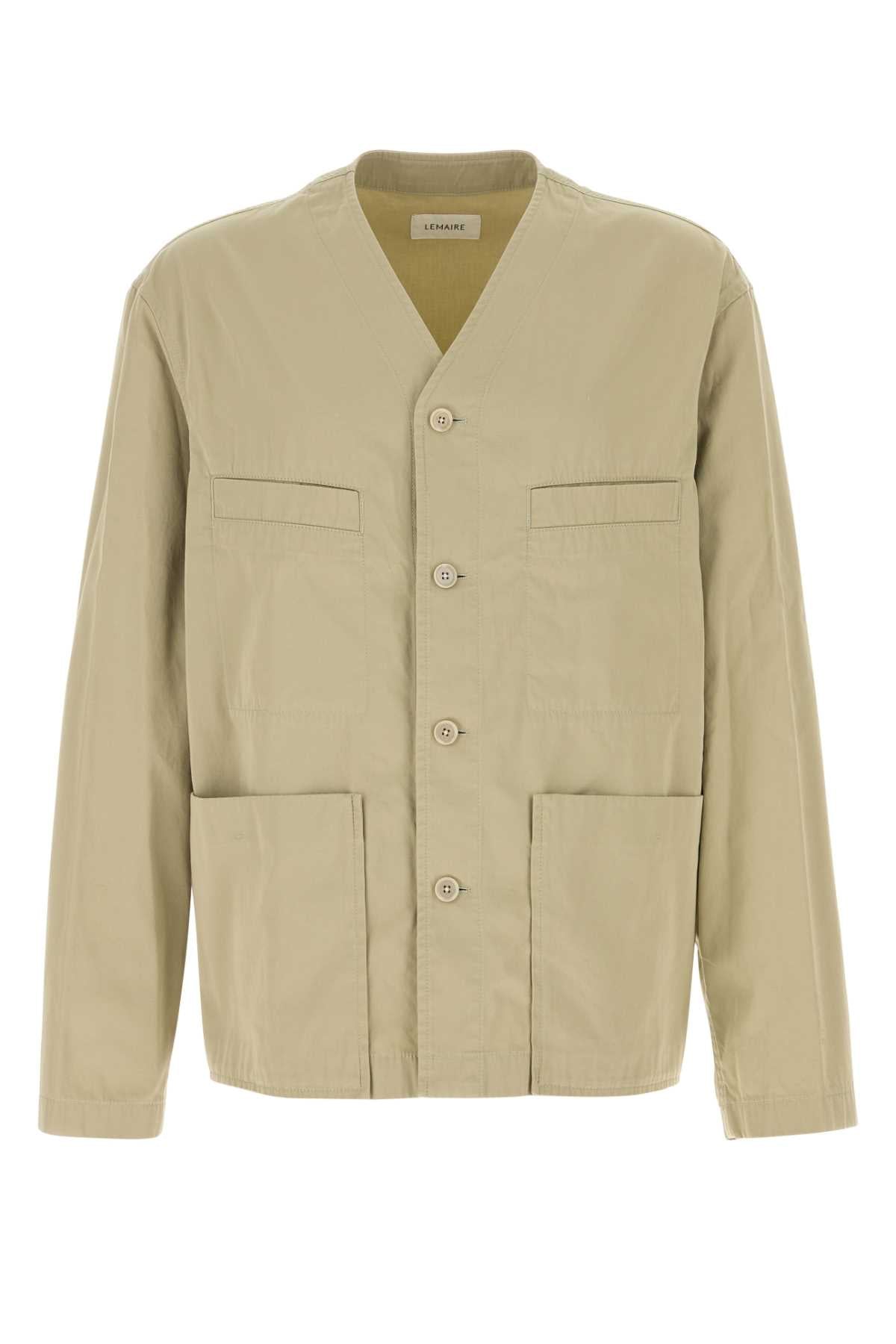 Lemaire Men Khaki Cotton Jacket LEMAIRE