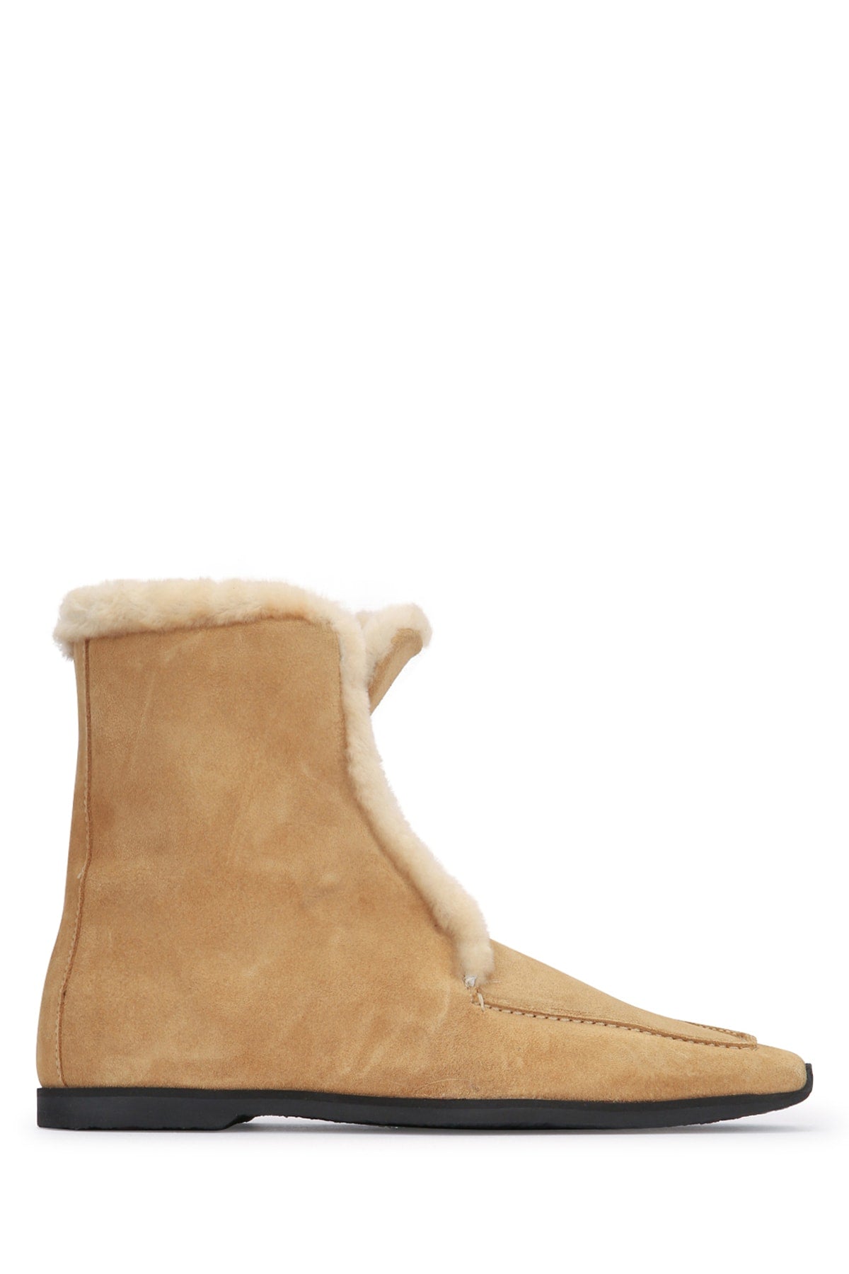Toteme Women Shearling-Edge Winter Boots TOTEME