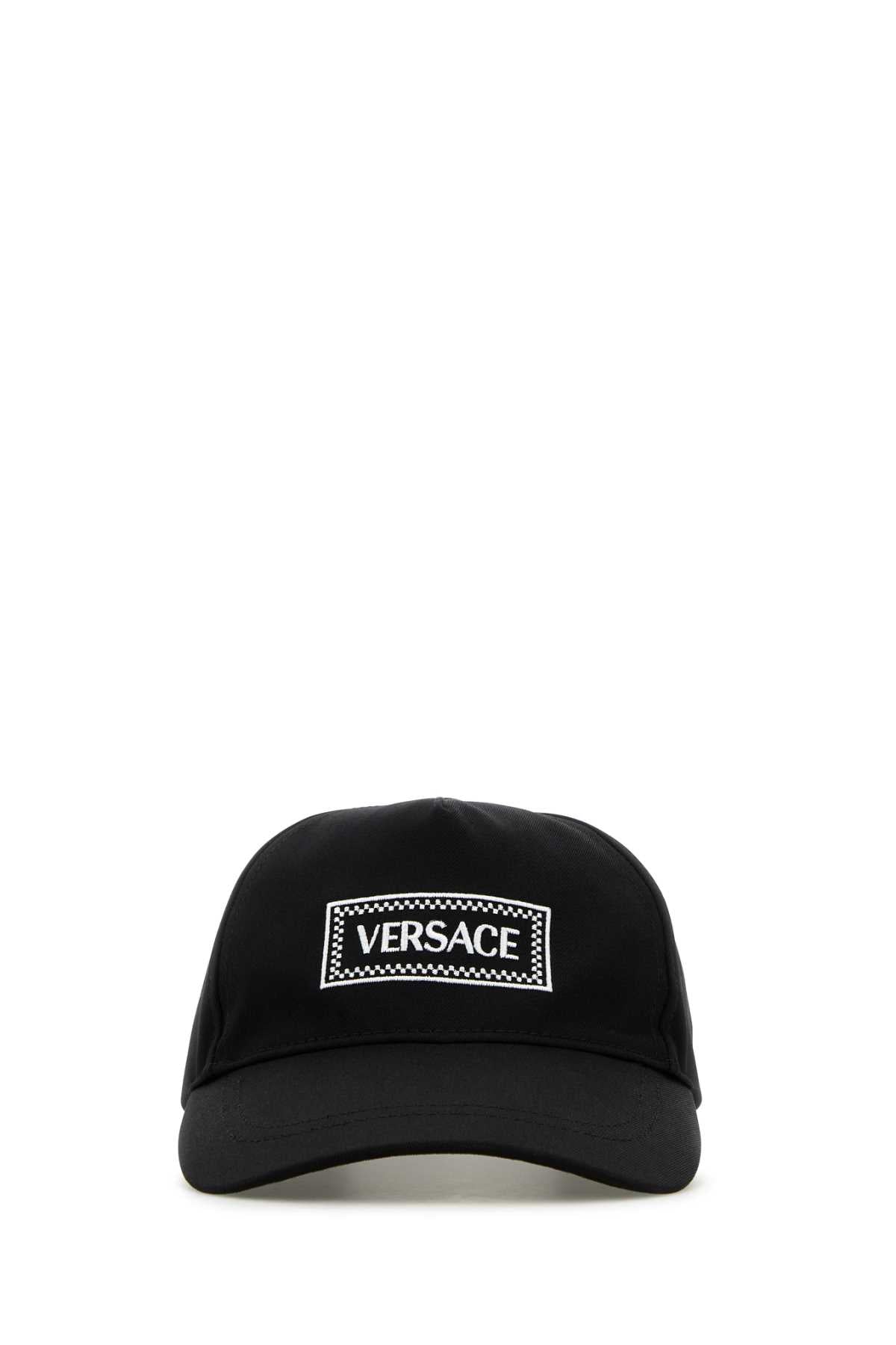 Versace Men Black Cotton Baseball Cap VERSACE