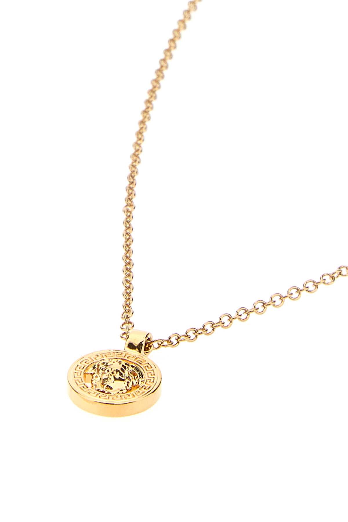 Versace Men Gold Metal Medusa Â€™95 Necklace VERSACE