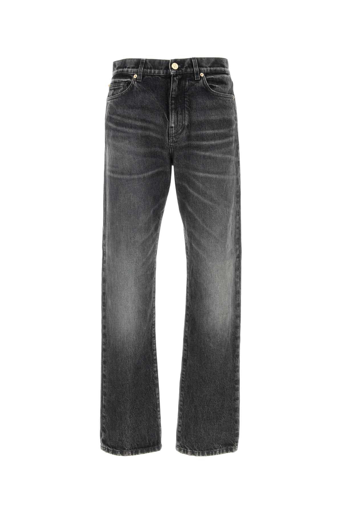 Versace Men Slate Denim Jeans VERSACE