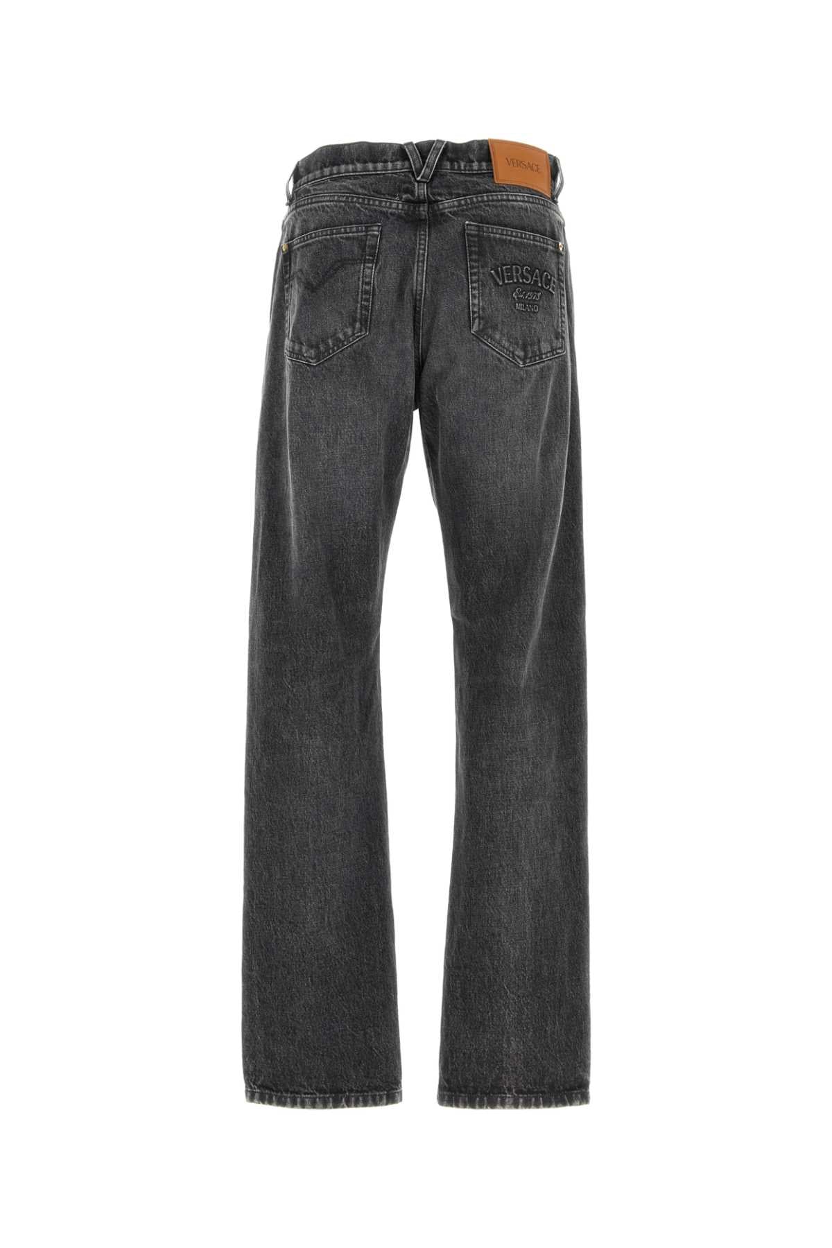 Versace Men Slate Denim Jeans VERSACE
