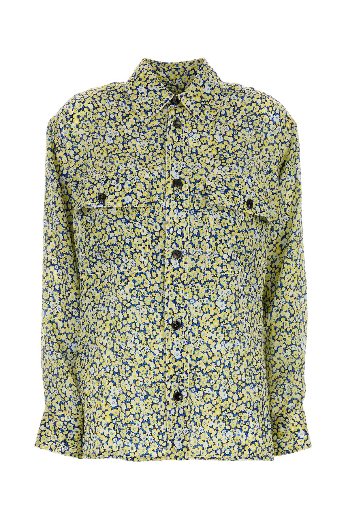 Bottega Veneta Women Printed Silk Shirt BOTTEGA VENETA