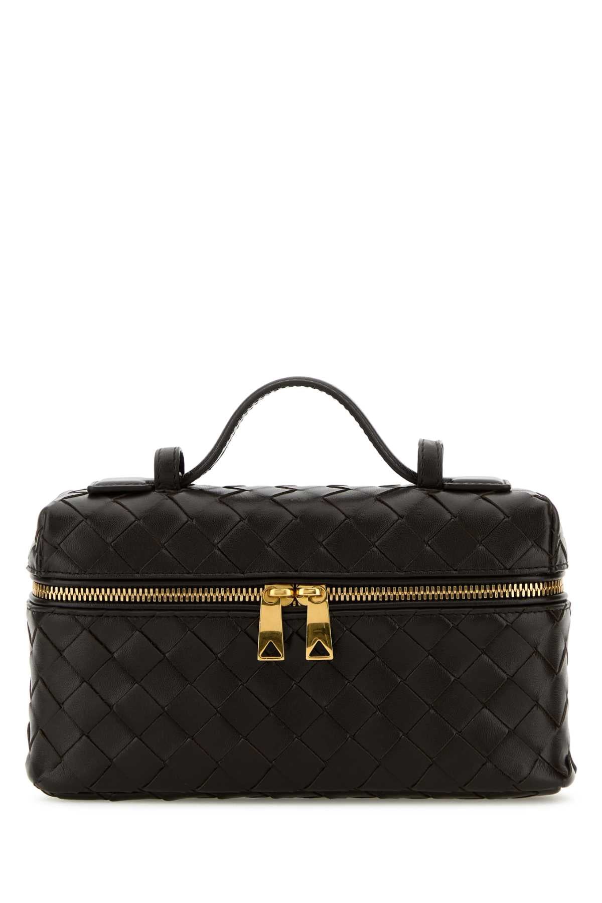 Bottega Veneta Women Dark Brown Leather Bang Bang Handbag BOTTEGA VENETA