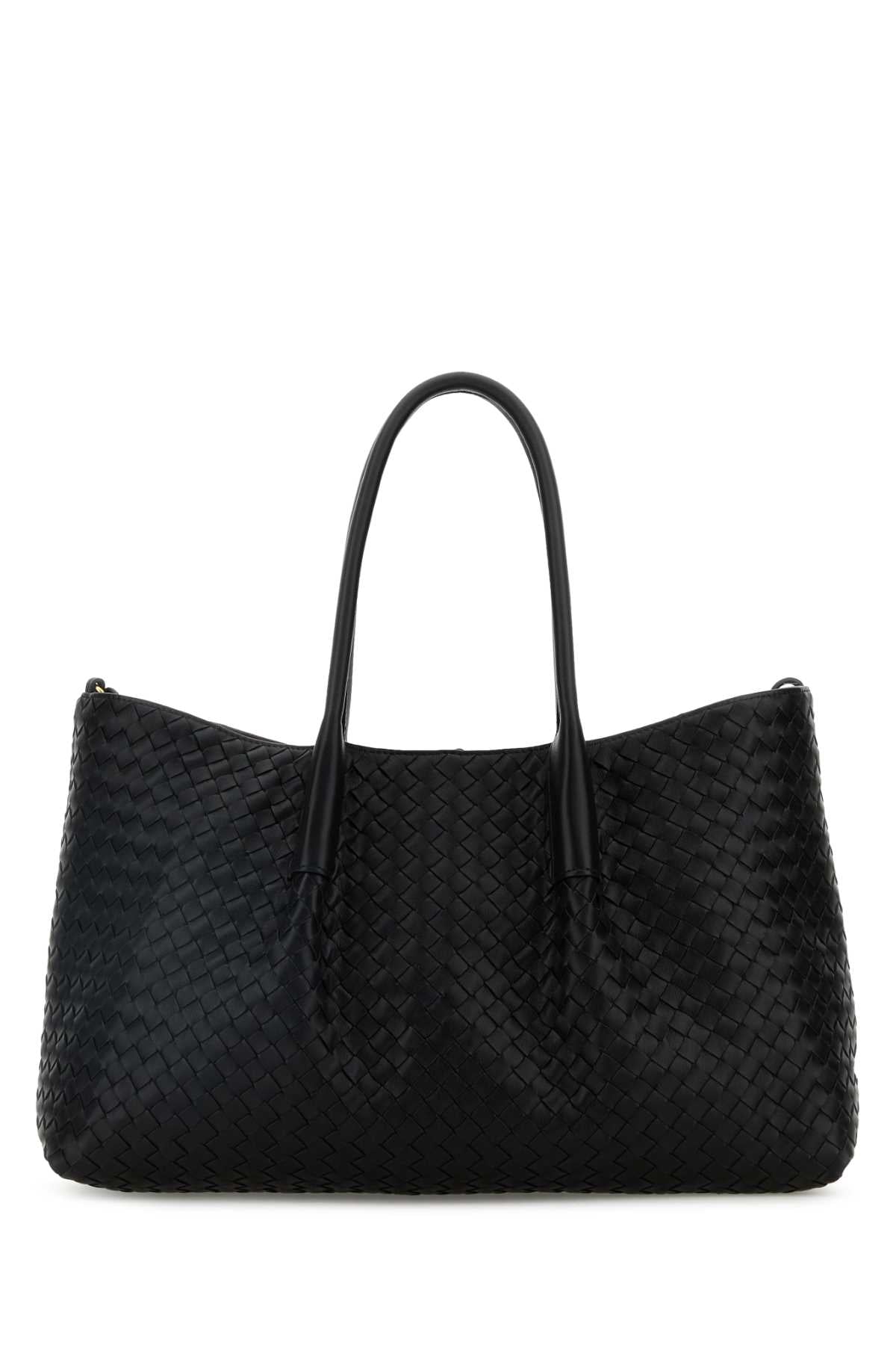 Bottega Veneta Women Black Leather Pinacoteca Shopping Bag BOTTEGA VENETA