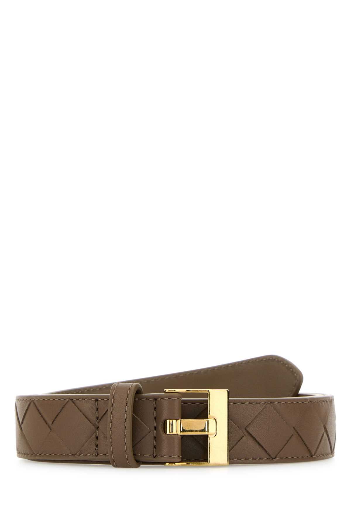 Bottega Veneta Women Mud Leather Watch Belt BOTTEGA VENETA