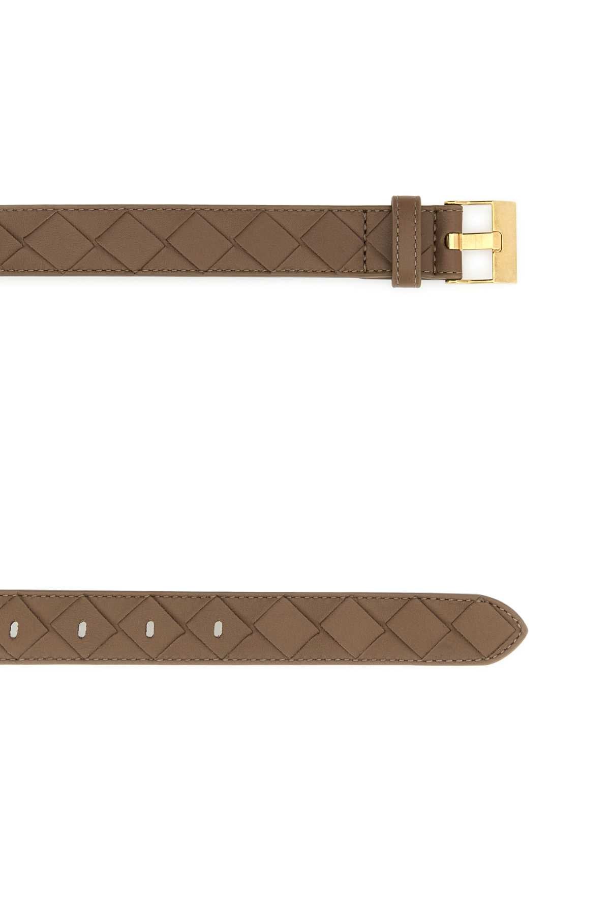 Bottega Veneta Women Mud Leather Watch Belt BOTTEGA VENETA