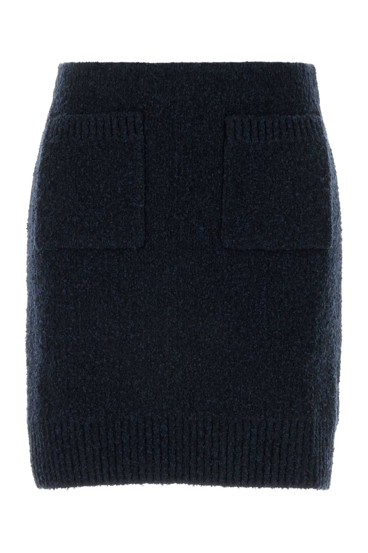 Bottega Veneta Women Midnight Blue Boucle Mini Skirt BOTTEGA VENETA