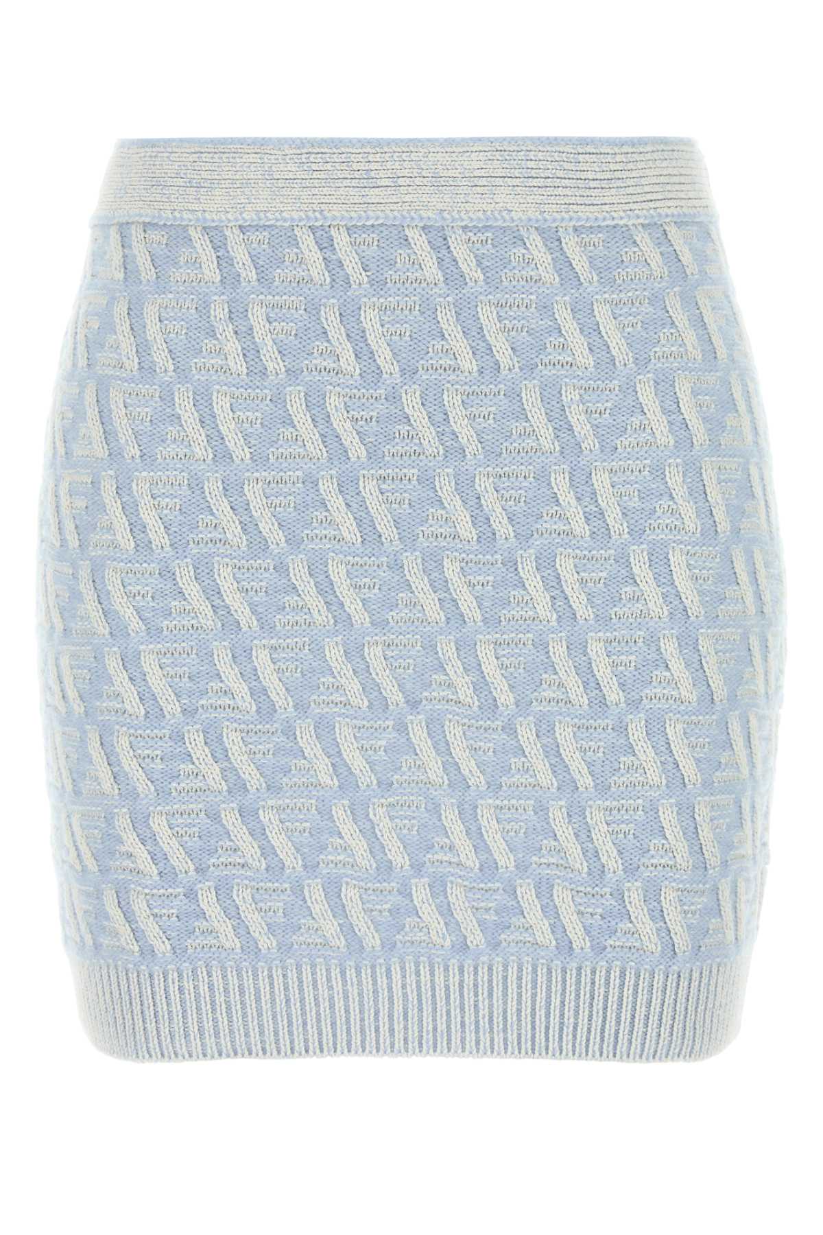 Fendi Women Embroidered Silk Blend Mini Skirt FENDI